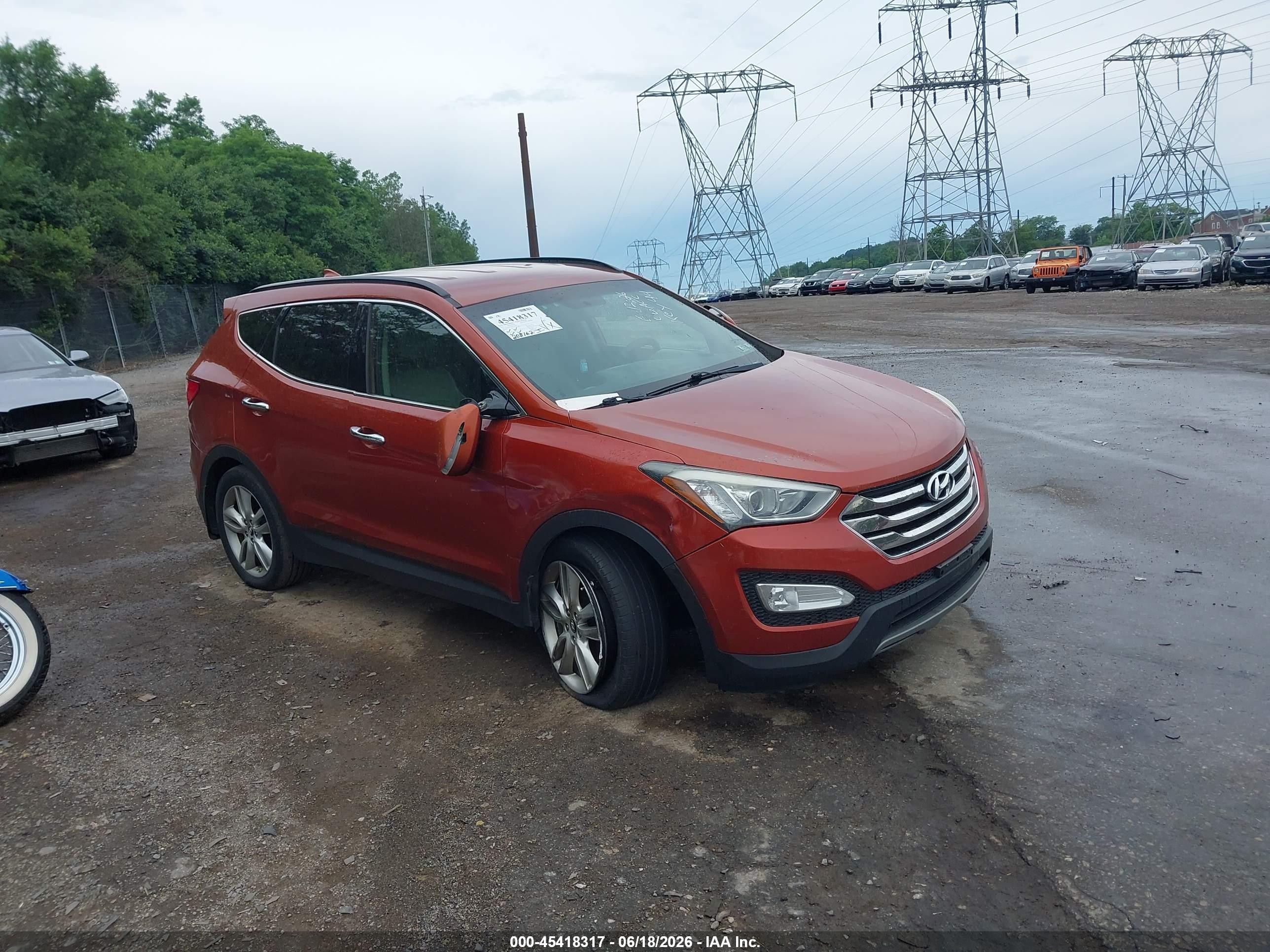 2014 Hyundai Santa Fe Sport 2.0l Turbo Pewter vin: 5XYZUDLA9EG217264