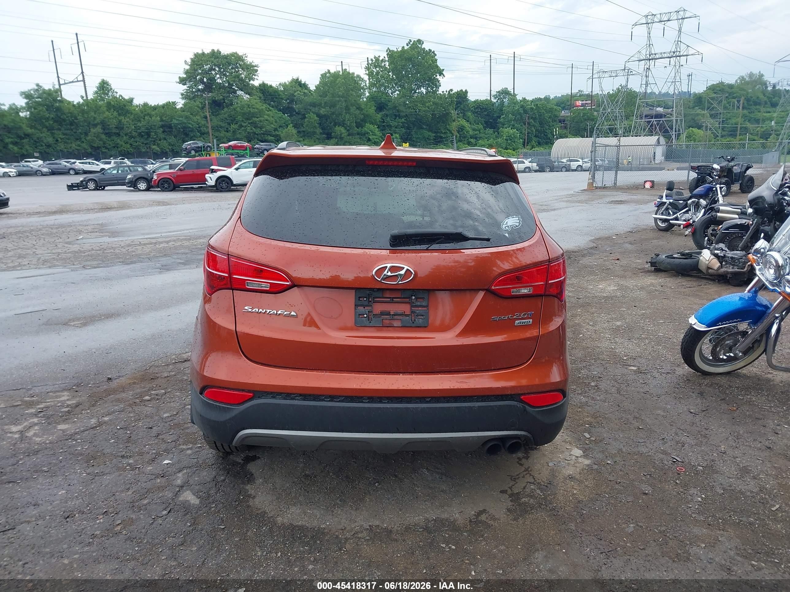 2014 Hyundai Santa Fe Sport 2.0l Turbo Pewter vin: 5XYZUDLA9EG217264
