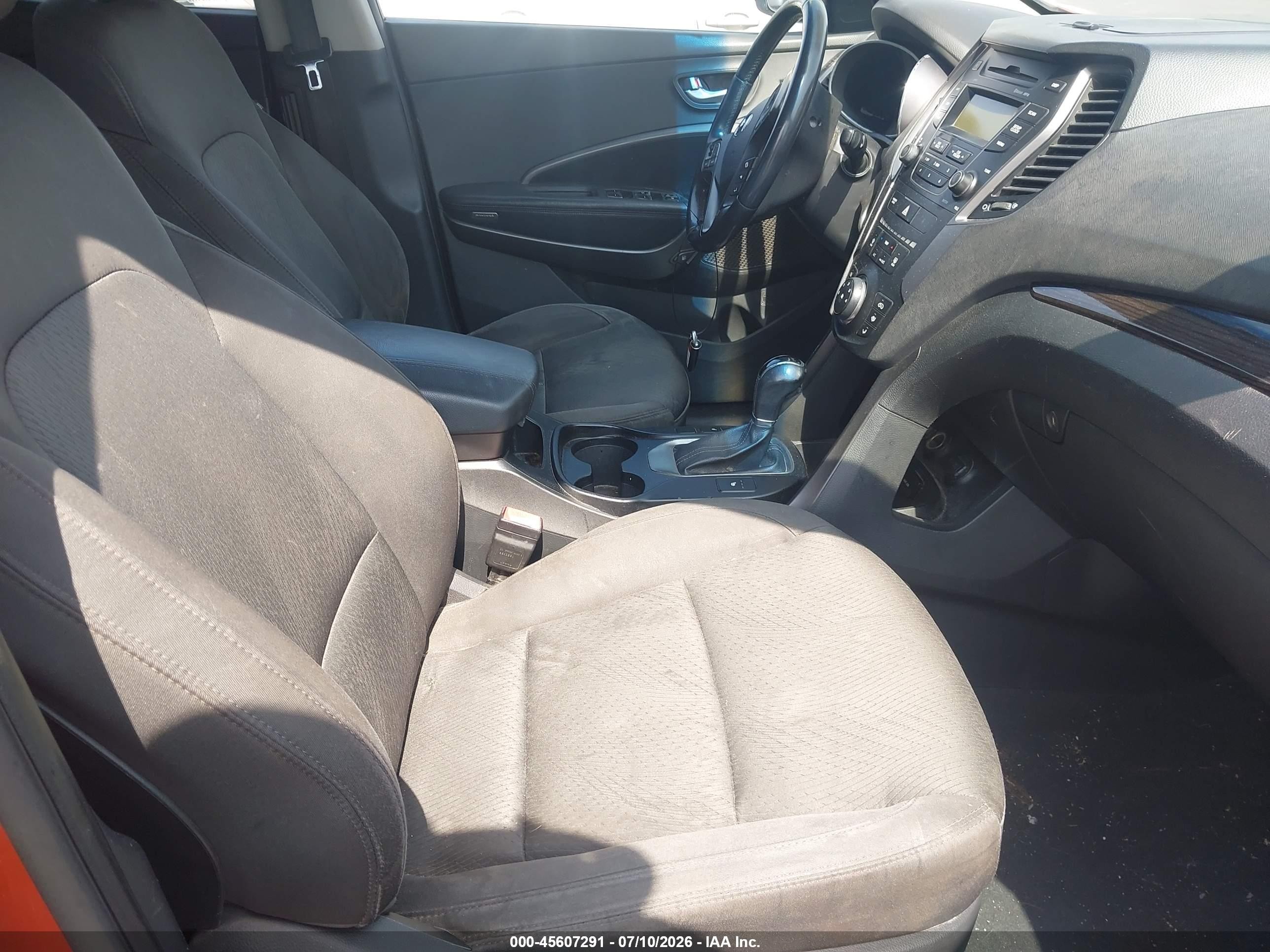 2013 Hyundai Santa Fe Sport 2.0t Orange vin: 5XYZUDLAXDG018951