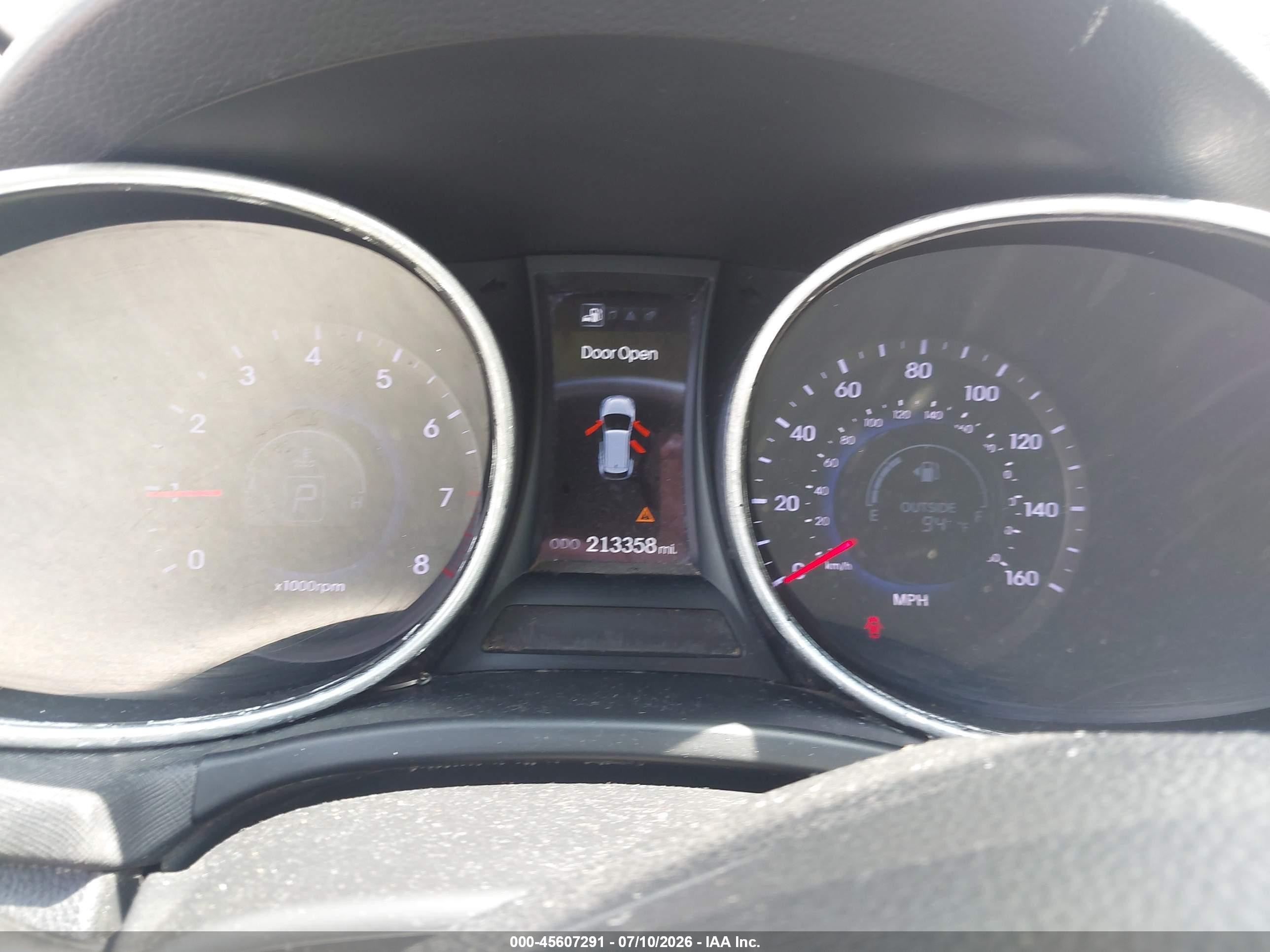 2013 Hyundai Santa Fe Sport 2.0t Orange vin: 5XYZUDLAXDG018951