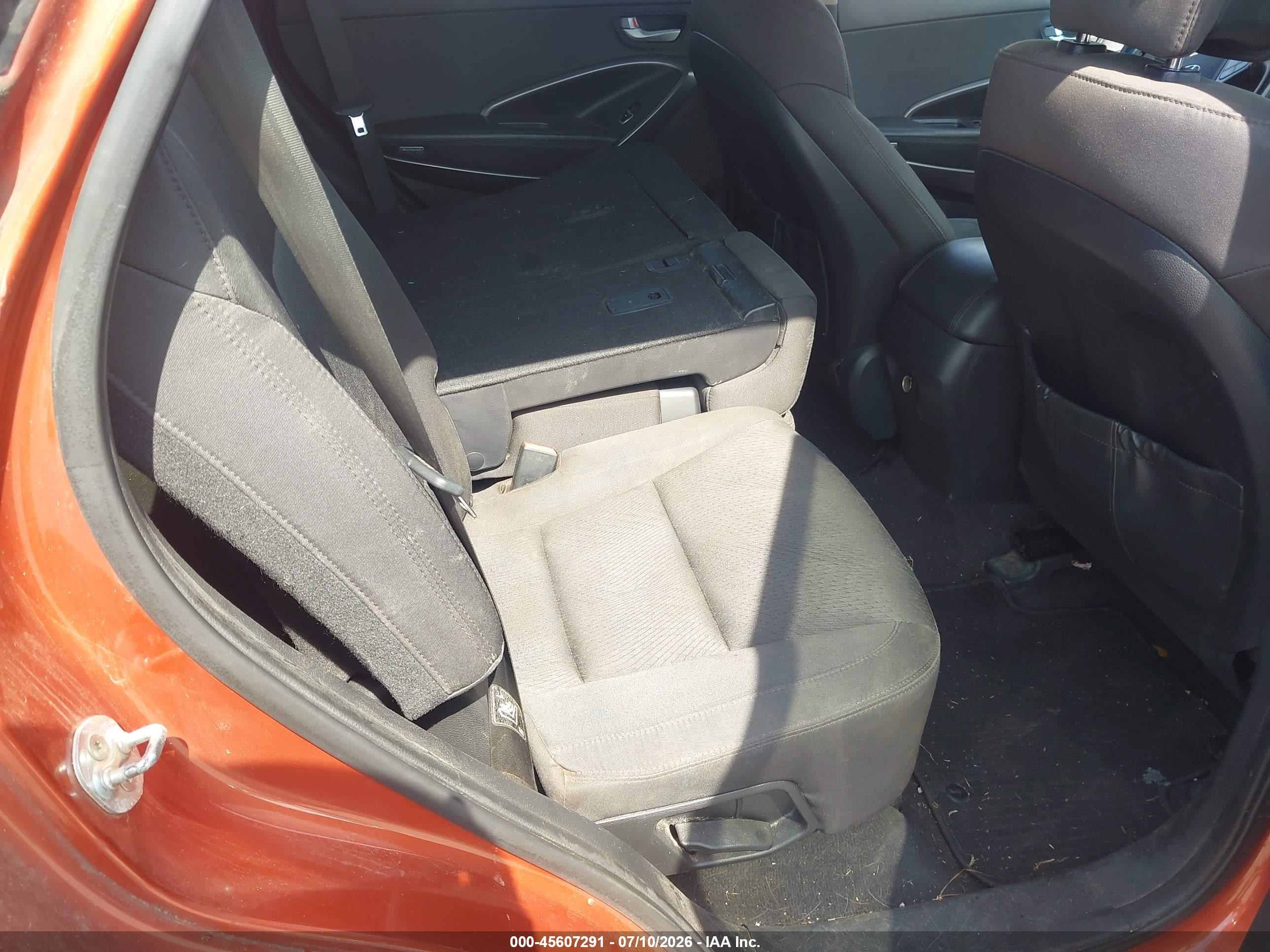 2013 Hyundai Santa Fe Sport 2.0t Orange vin: 5XYZUDLAXDG018951