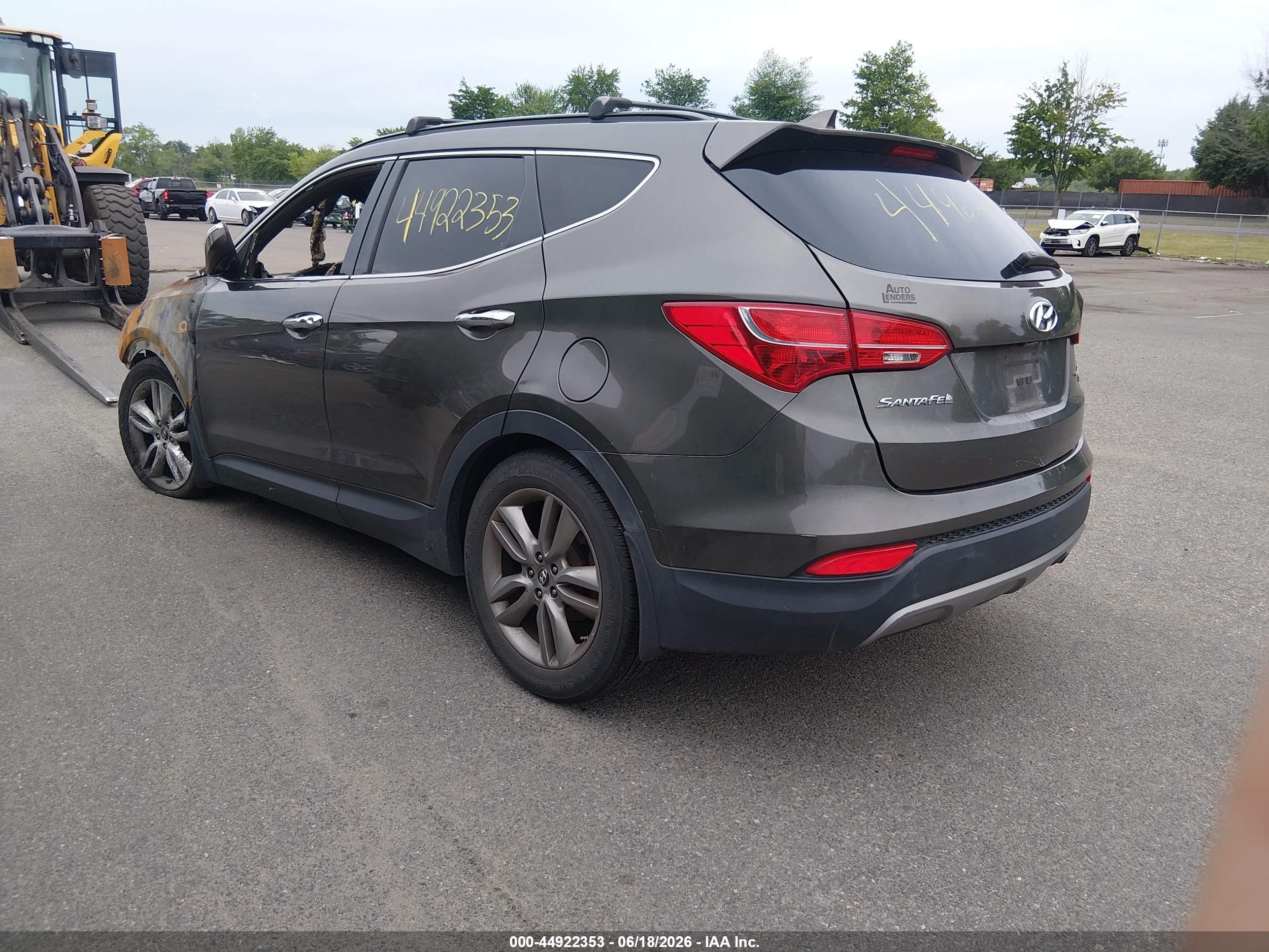 2013 Hyundai Santa Fe Sport 2.0t Brown vin: 5XYZUDLAXDG041064