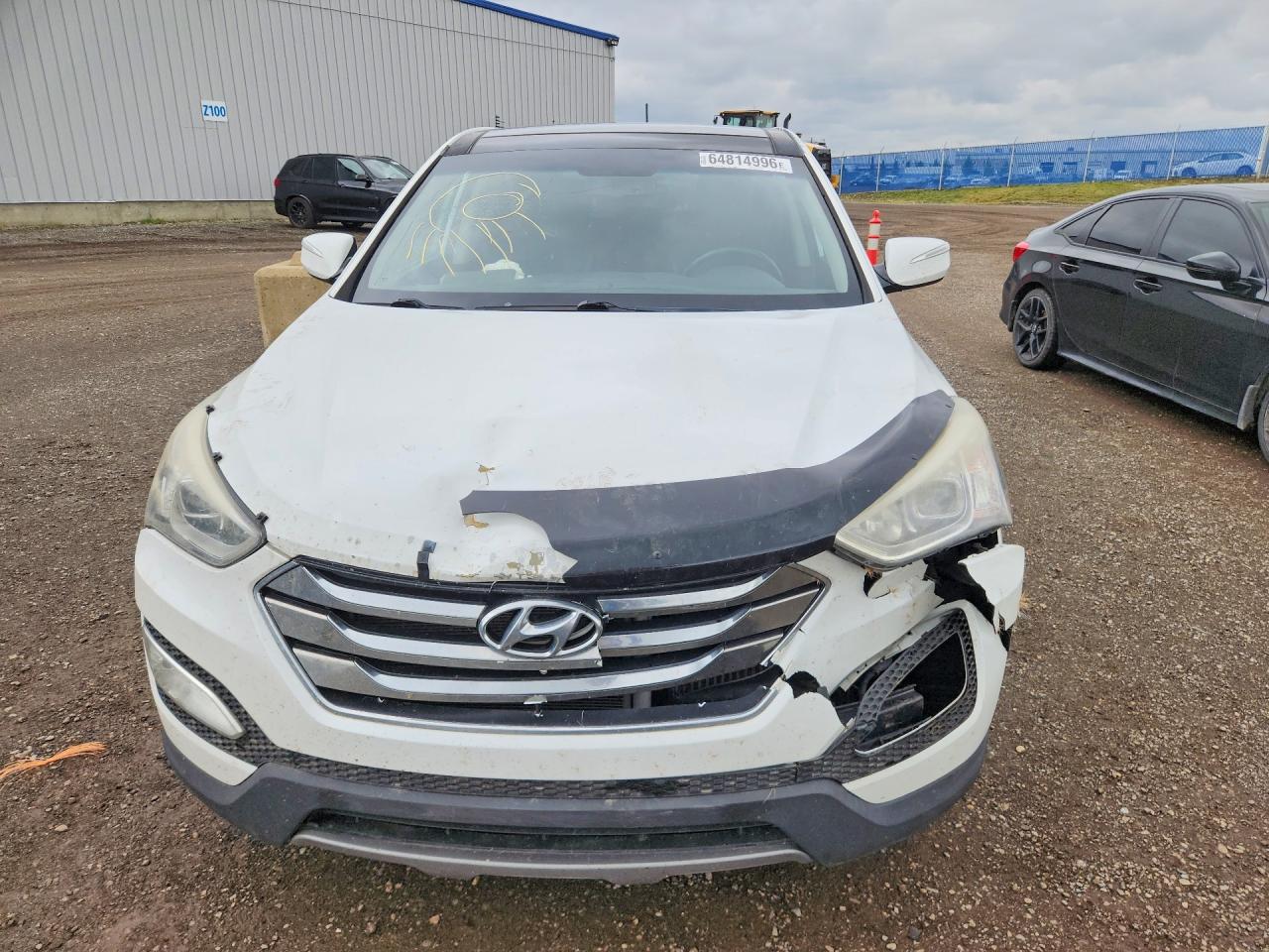 2013 Hyundai Santa Fe Sport 2.0t White vin: 5XYZUDLAXDG043039