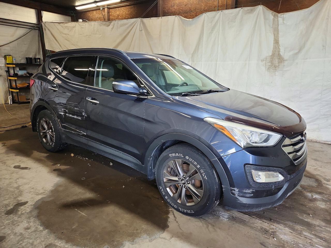 2013 Hyundai Santa Fe Sport 2.4l Blue vin: 5XYZUDLB0DG004226