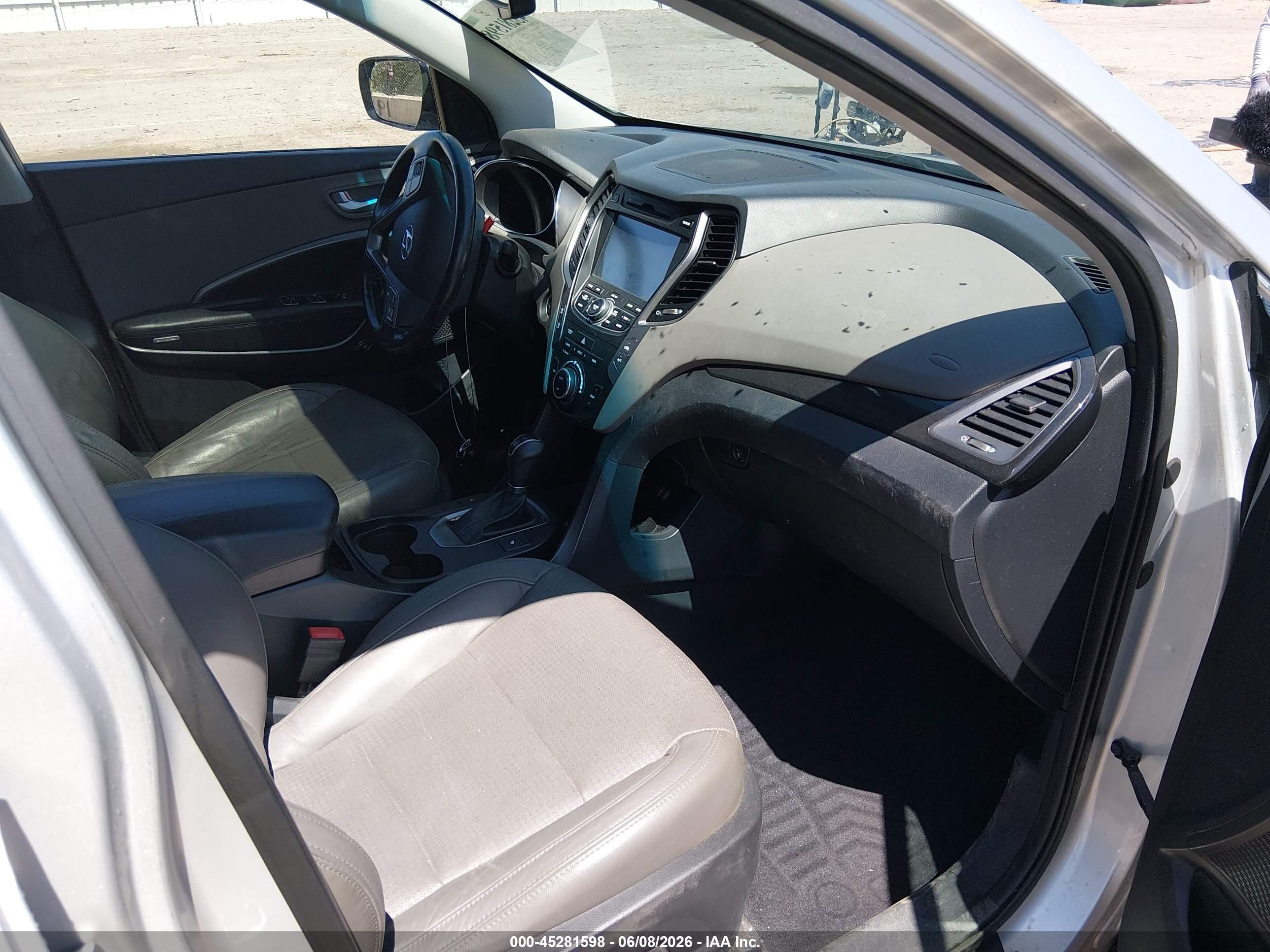 2013 Hyundai Santa Fe Sport Серебряный vin: 5XYZUDLB0DG041034