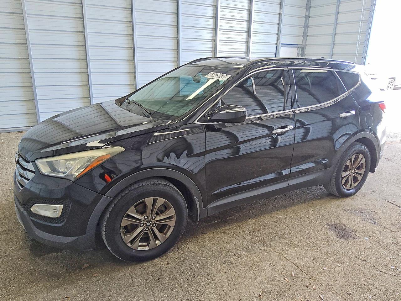 2013 Hyundai Santa Fe Sport 2.4l Black vin: 5XYZUDLB0DG097636