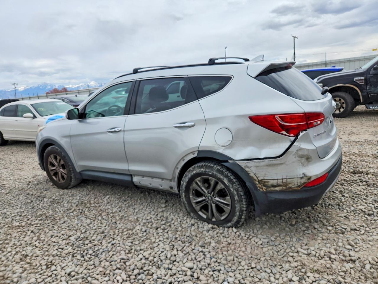 2013 Hyundai Santa Fe Sport 2.4l Silver vin: 5XYZUDLB0DG100406
