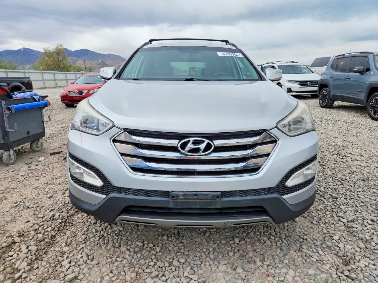 2013 Hyundai Santa Fe Sport 2.4l Silver vin: 5XYZUDLB0DG100406