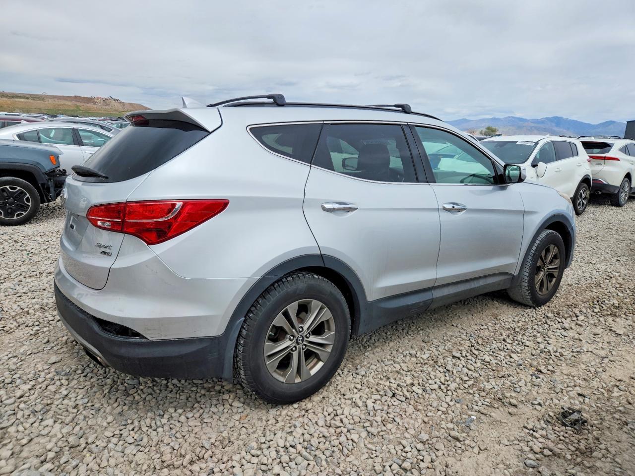 2013 Hyundai Santa Fe Sport 2.4l Silver vin: 5XYZUDLB0DG100406