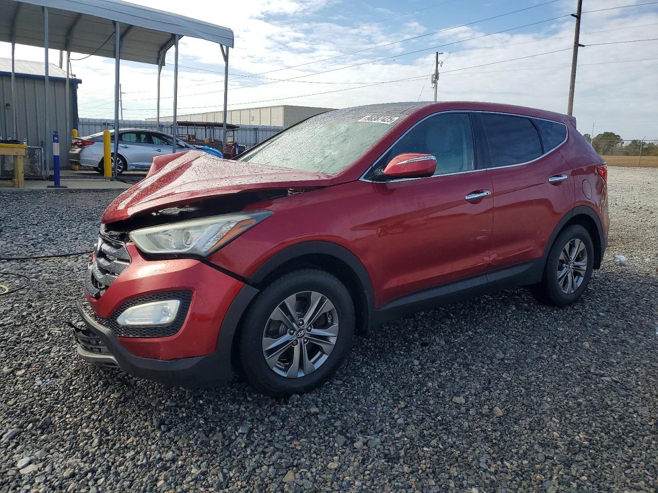 2013 Hyundai Santa Fe Sport 2.4l Maroon vin: 5XYZUDLB0DG105055