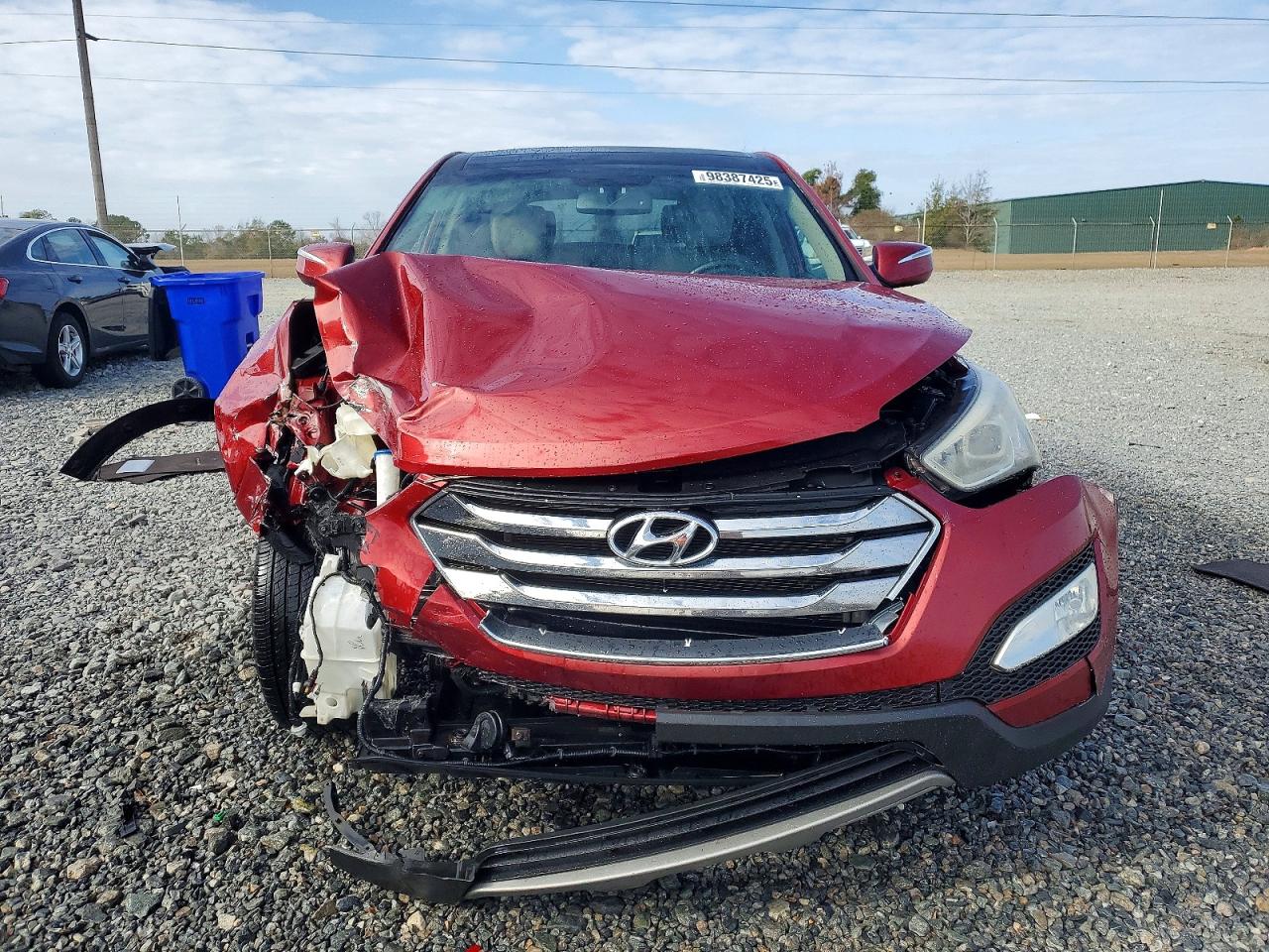 2013 Hyundai Santa Fe Sport 2.4l Maroon vin: 5XYZUDLB0DG105055