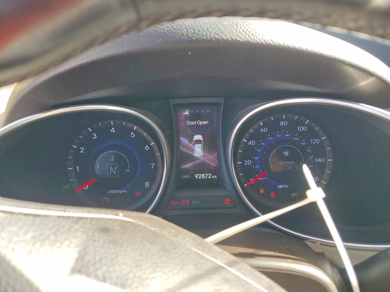 2013 Hyundai Santa Fe Sport 2.4l Maroon vin: 5XYZUDLB0DG105055