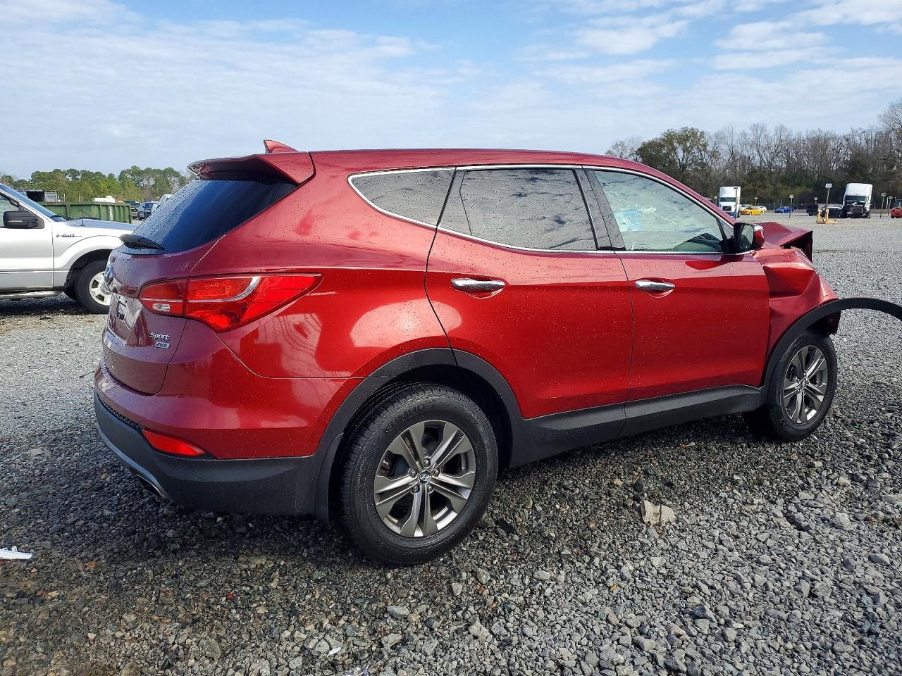 2013 Hyundai Santa Fe Sport 2.4l Maroon vin: 5XYZUDLB0DG105055