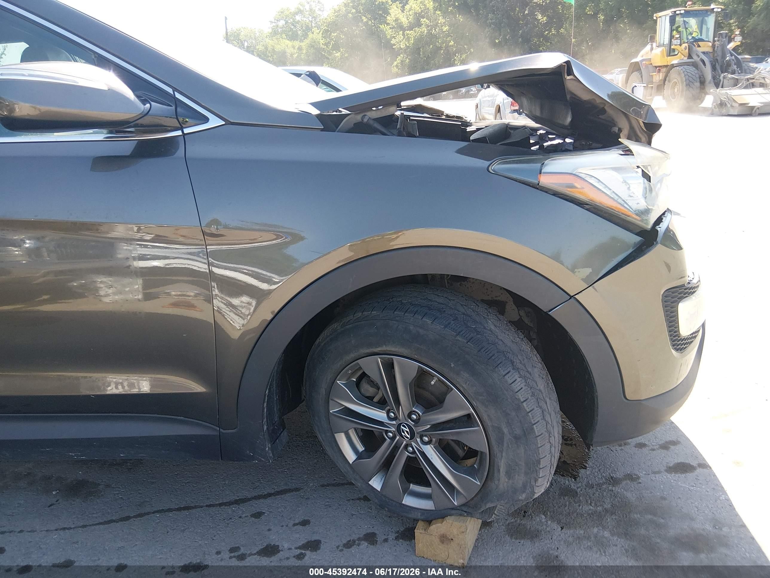 2013 Hyundai Santa Fe Sport Серый vin: 5XYZUDLB0DG117836