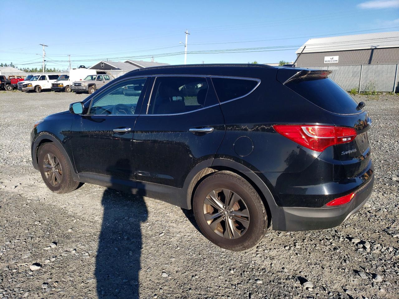 2014 Hyundai Santa Fe Sport 2.4l Black vin: 5XYZUDLB0EG186317