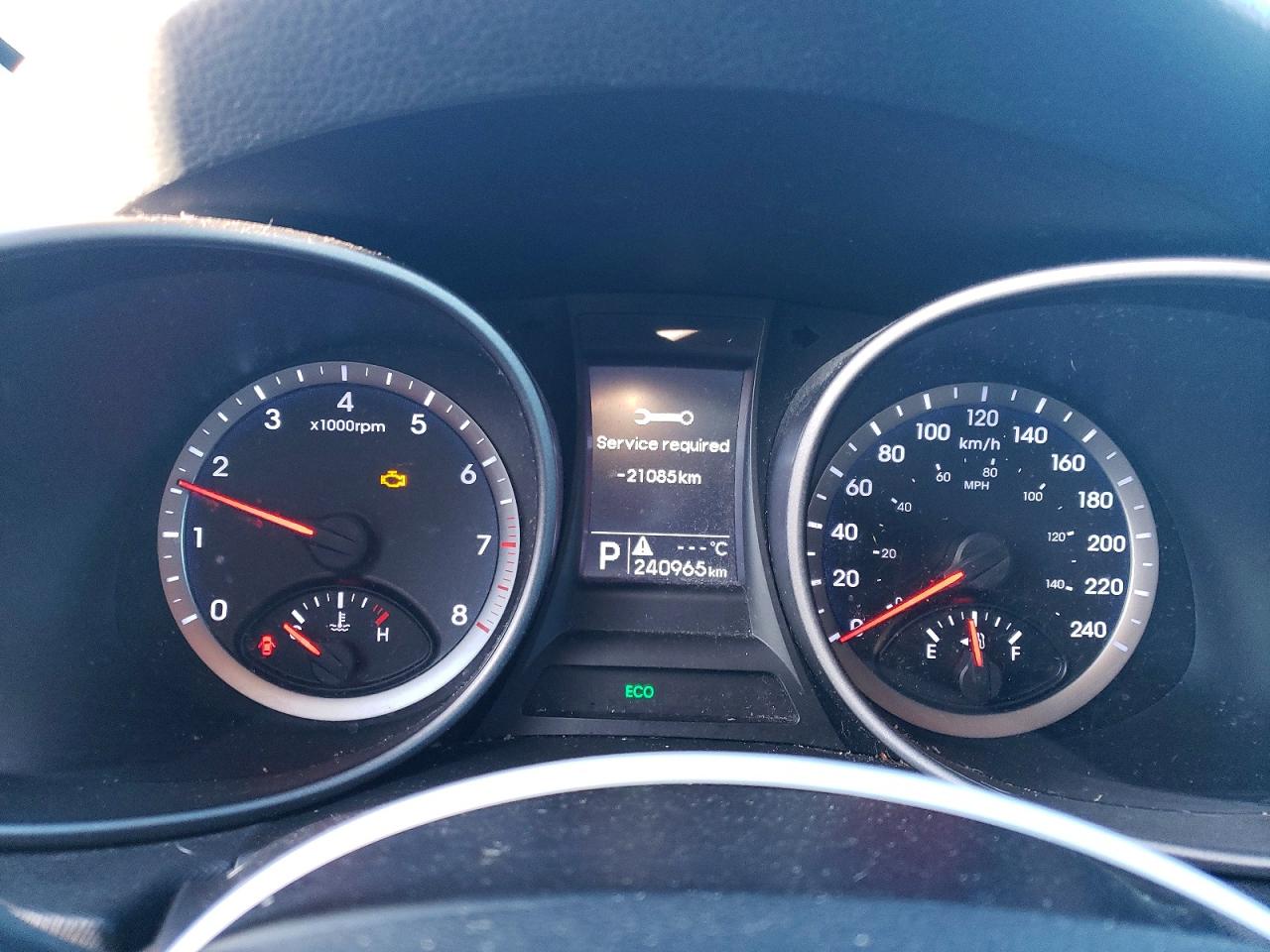 2014 Hyundai Santa Fe Sport 2.4l Black vin: 5XYZUDLB0EG186317