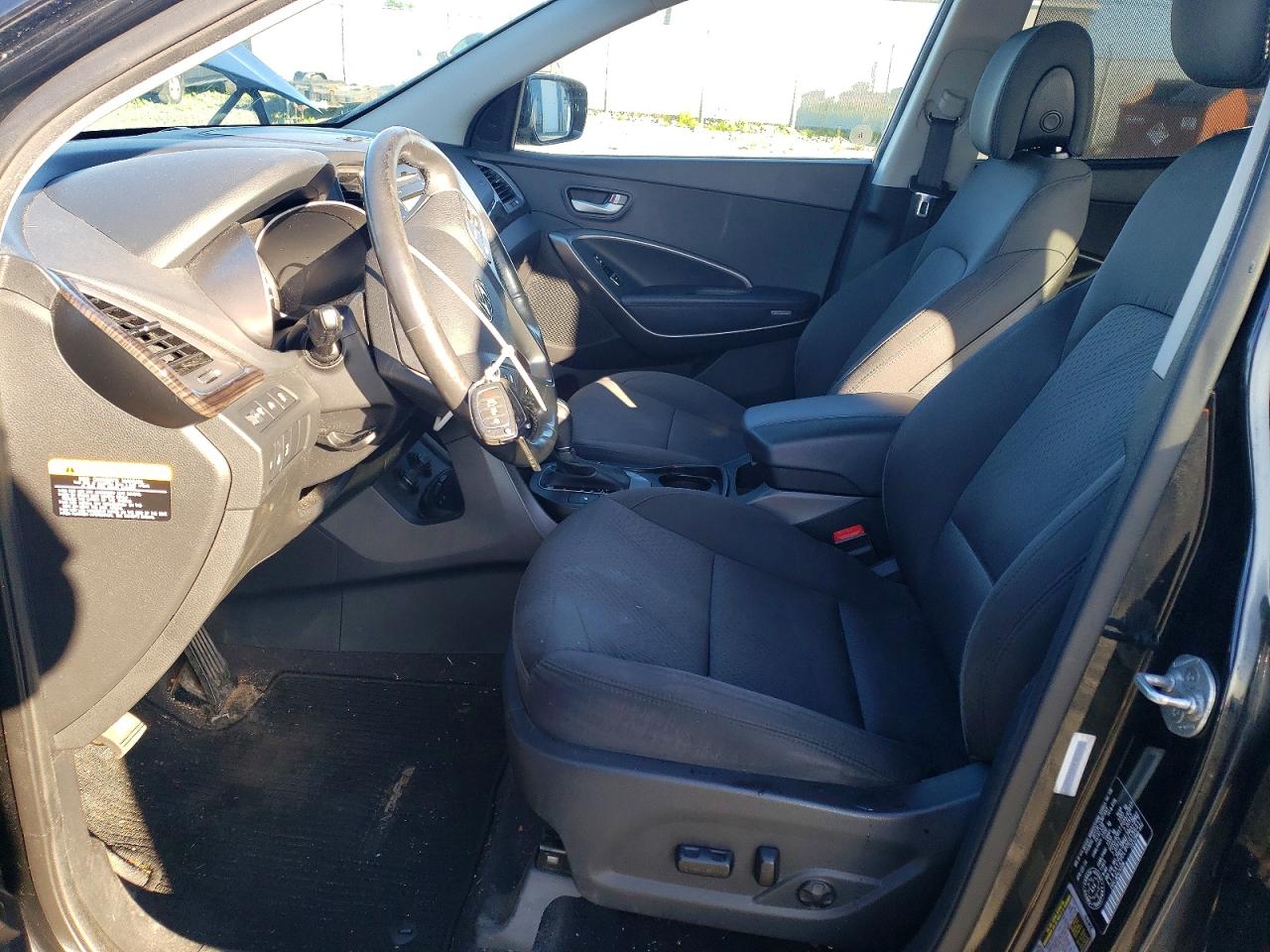 2014 Hyundai Santa Fe Sport 2.4l Black vin: 5XYZUDLB0EG186317