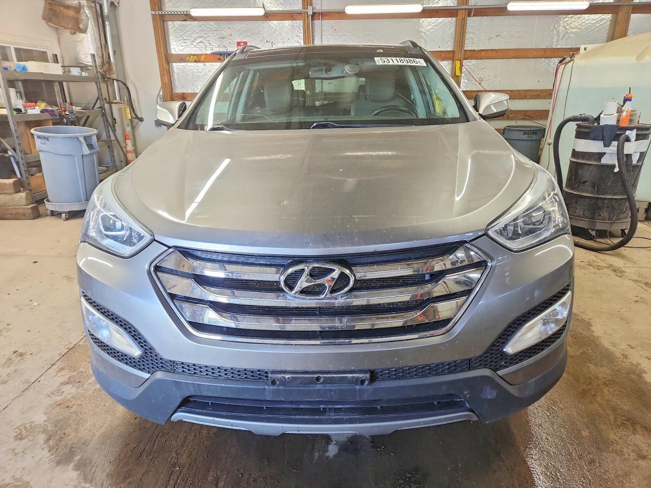2014 Hyundai Santa Fe Sport 2.4l Серый vin: 5XYZUDLB0EG204685