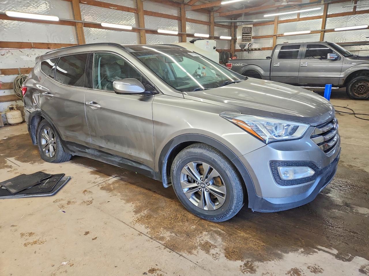 2014 Hyundai Santa Fe Sport 2.4l Серый vin: 5XYZUDLB0EG204685