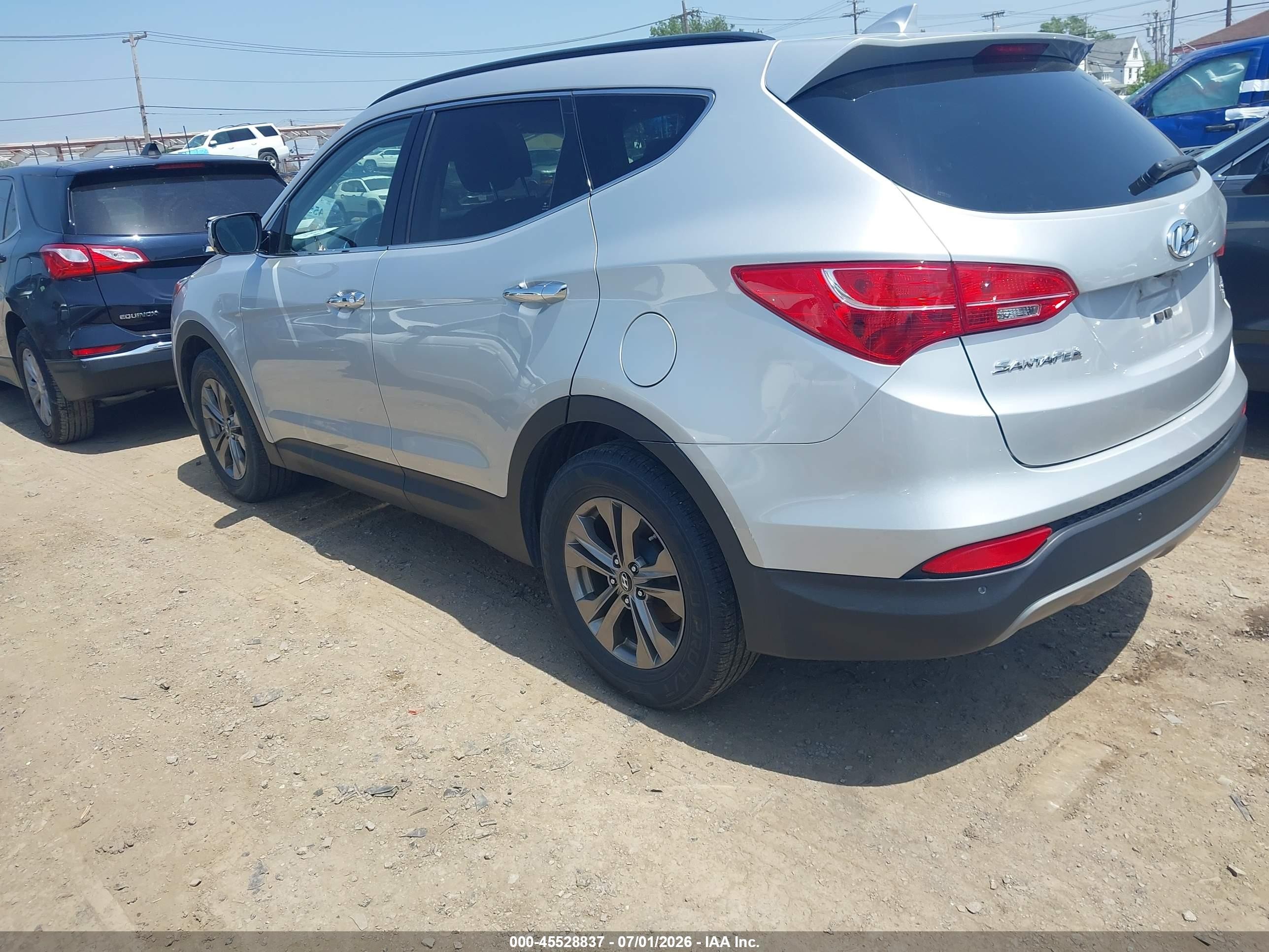 2014 Hyundai Santa Fe Sport 2.4l Серебряный vin: 5XYZUDLB0EG220305