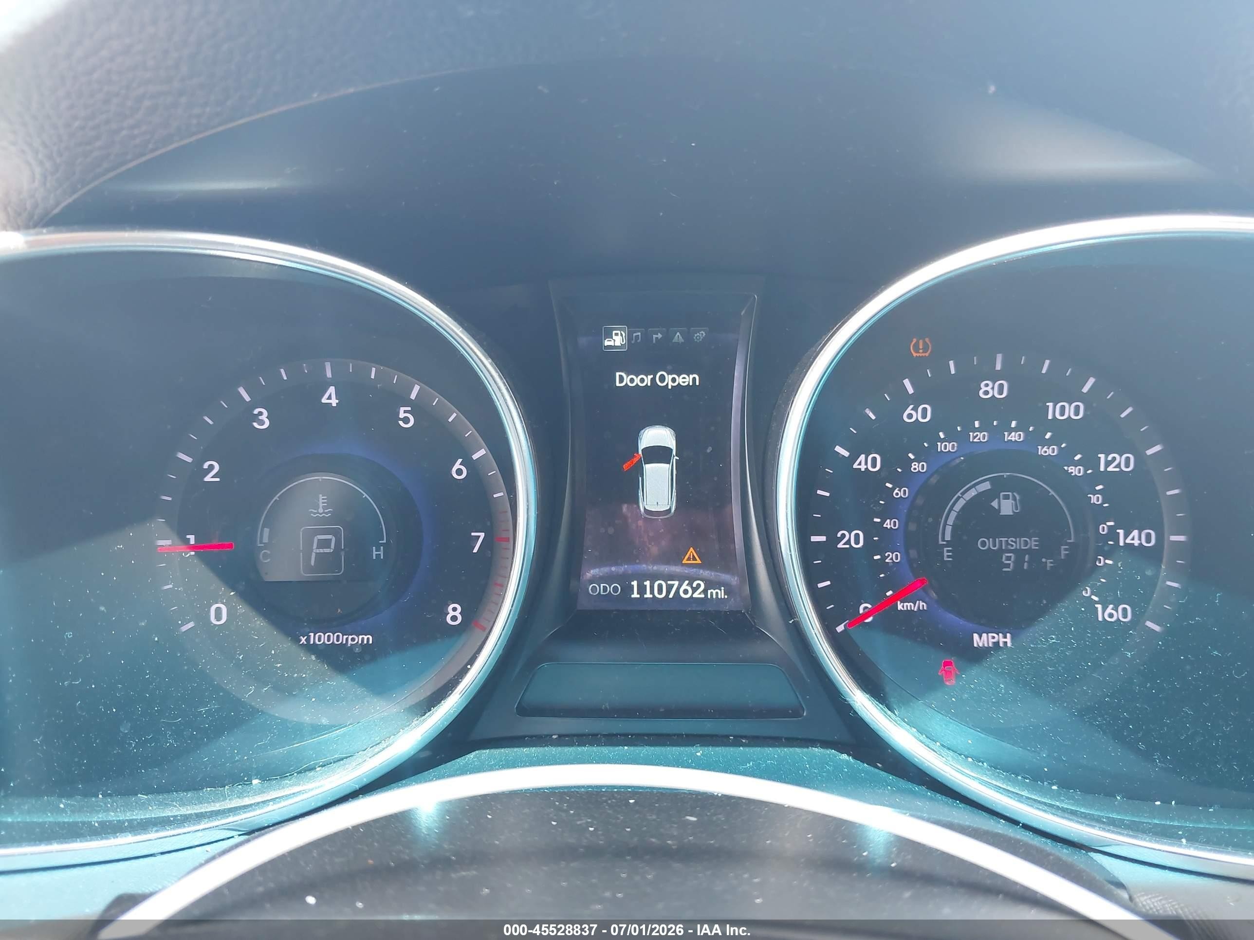 2014 Hyundai Santa Fe Sport 2.4l Серебряный vin: 5XYZUDLB0EG220305