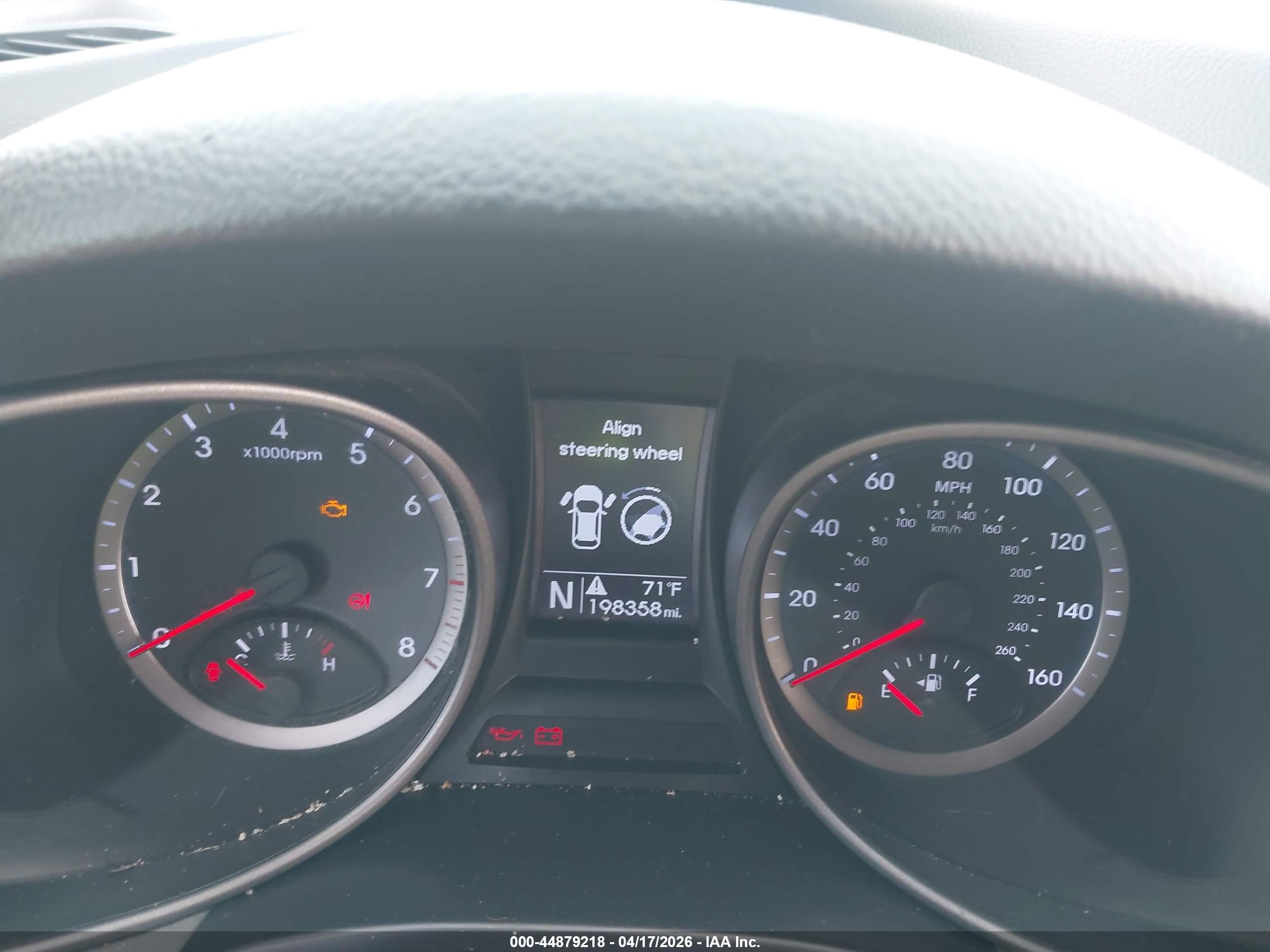 2014 Hyundai Santa Fe Sport 2.4l Gray vin: 5XYZUDLB0EG223267