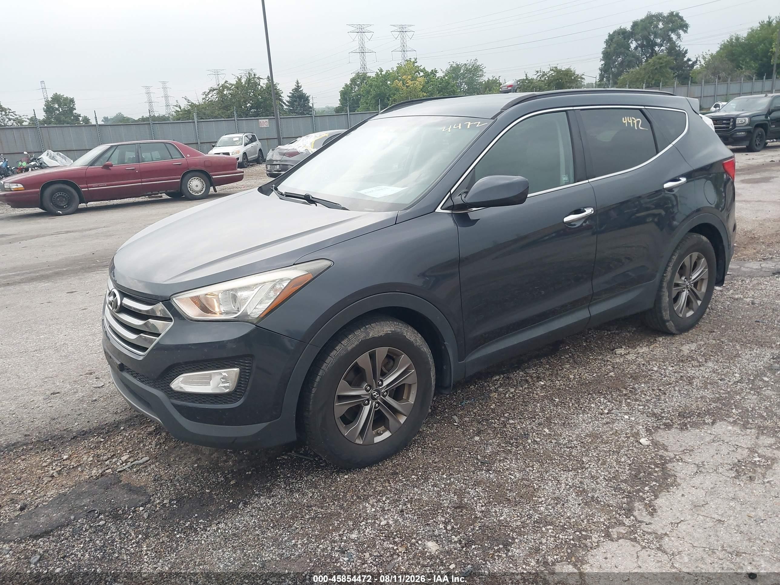 2015 Hyundai Santa Fe Sport 2.4l Синий vin: 5XYZUDLB0FG238014