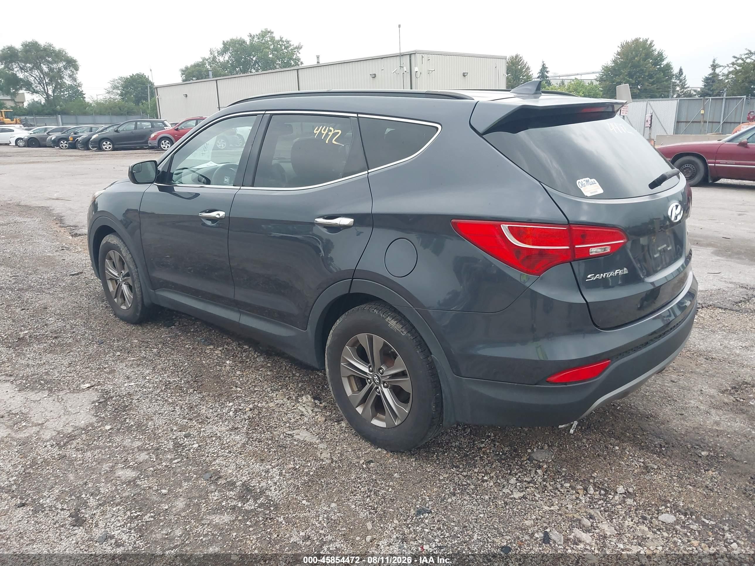 2015 Hyundai Santa Fe Sport 2.4l Синий vin: 5XYZUDLB0FG238014