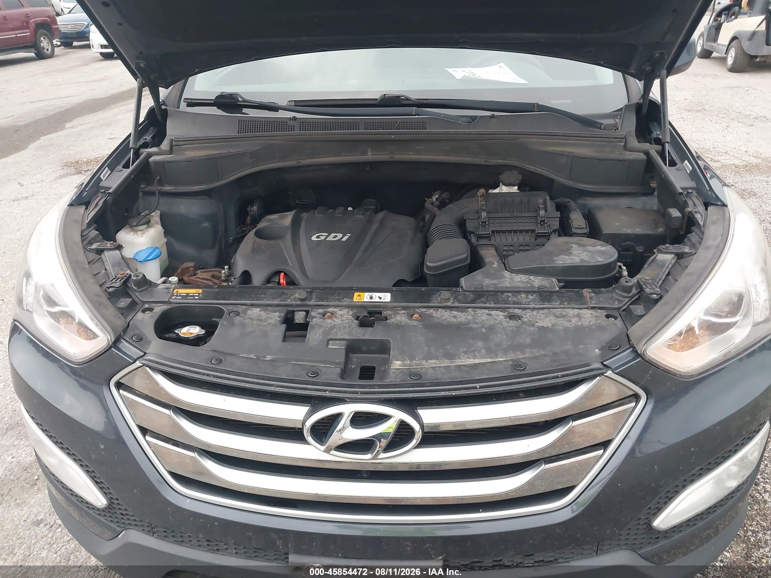 2015 Hyundai Santa Fe Sport 2.4l Синий vin: 5XYZUDLB0FG238014