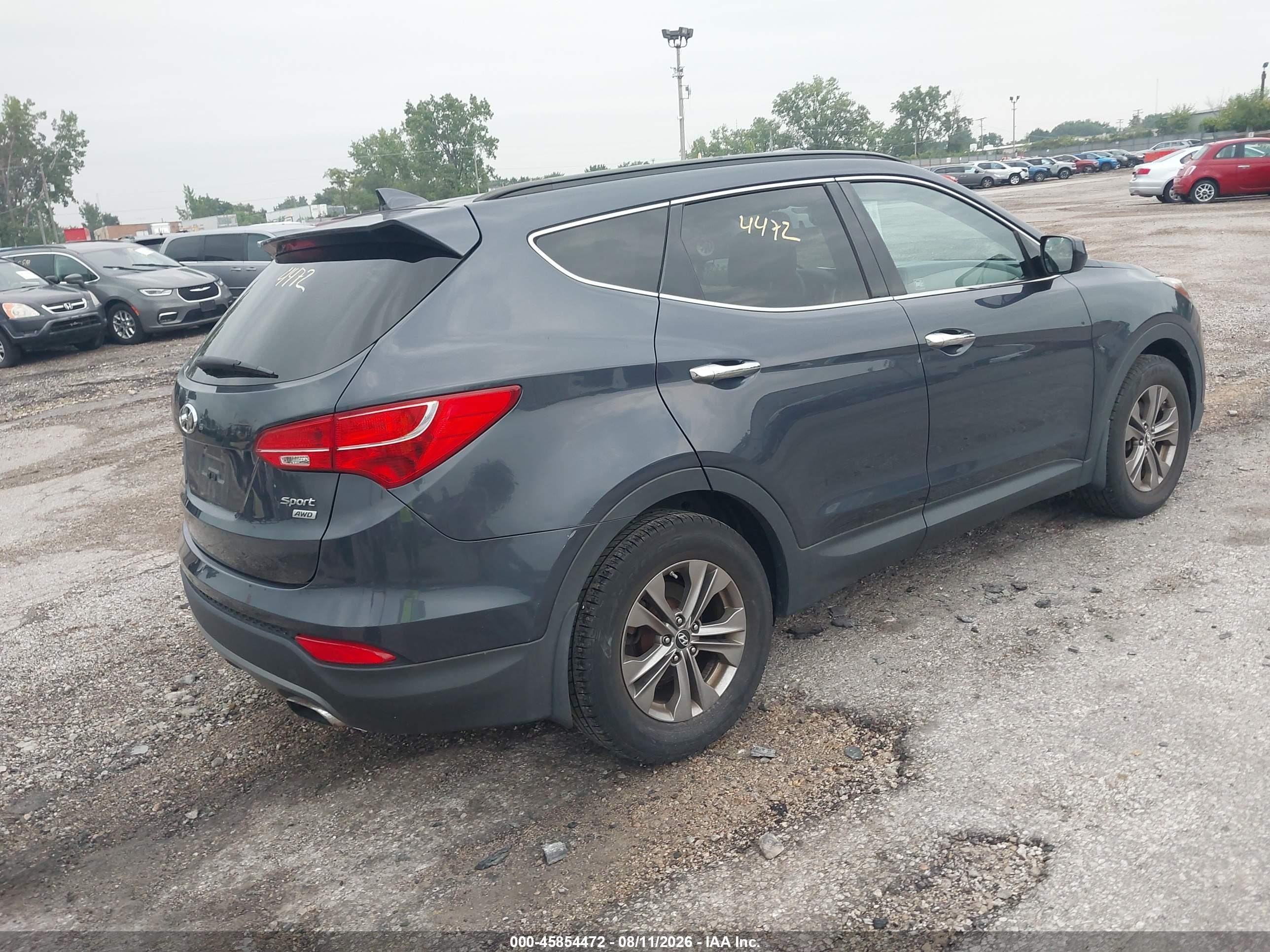 2015 Hyundai Santa Fe Sport 2.4l Синий vin: 5XYZUDLB0FG238014