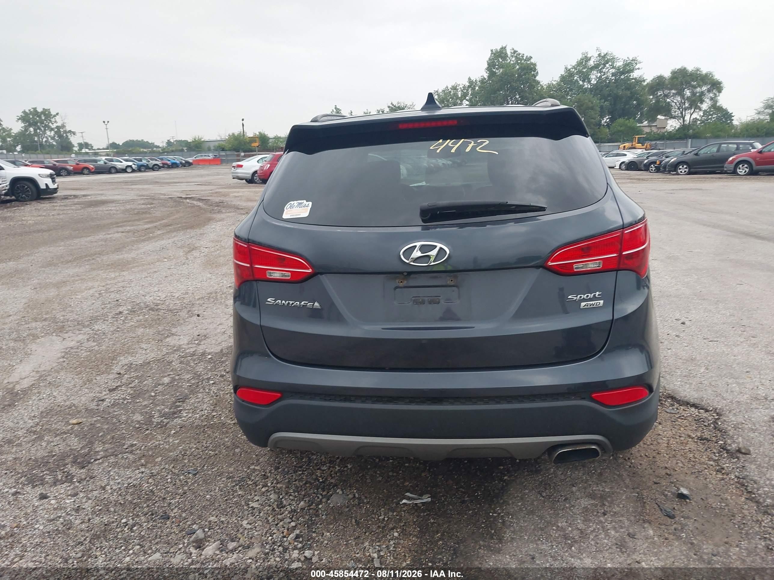 2015 Hyundai Santa Fe Sport 2.4l Синий vin: 5XYZUDLB0FG238014
