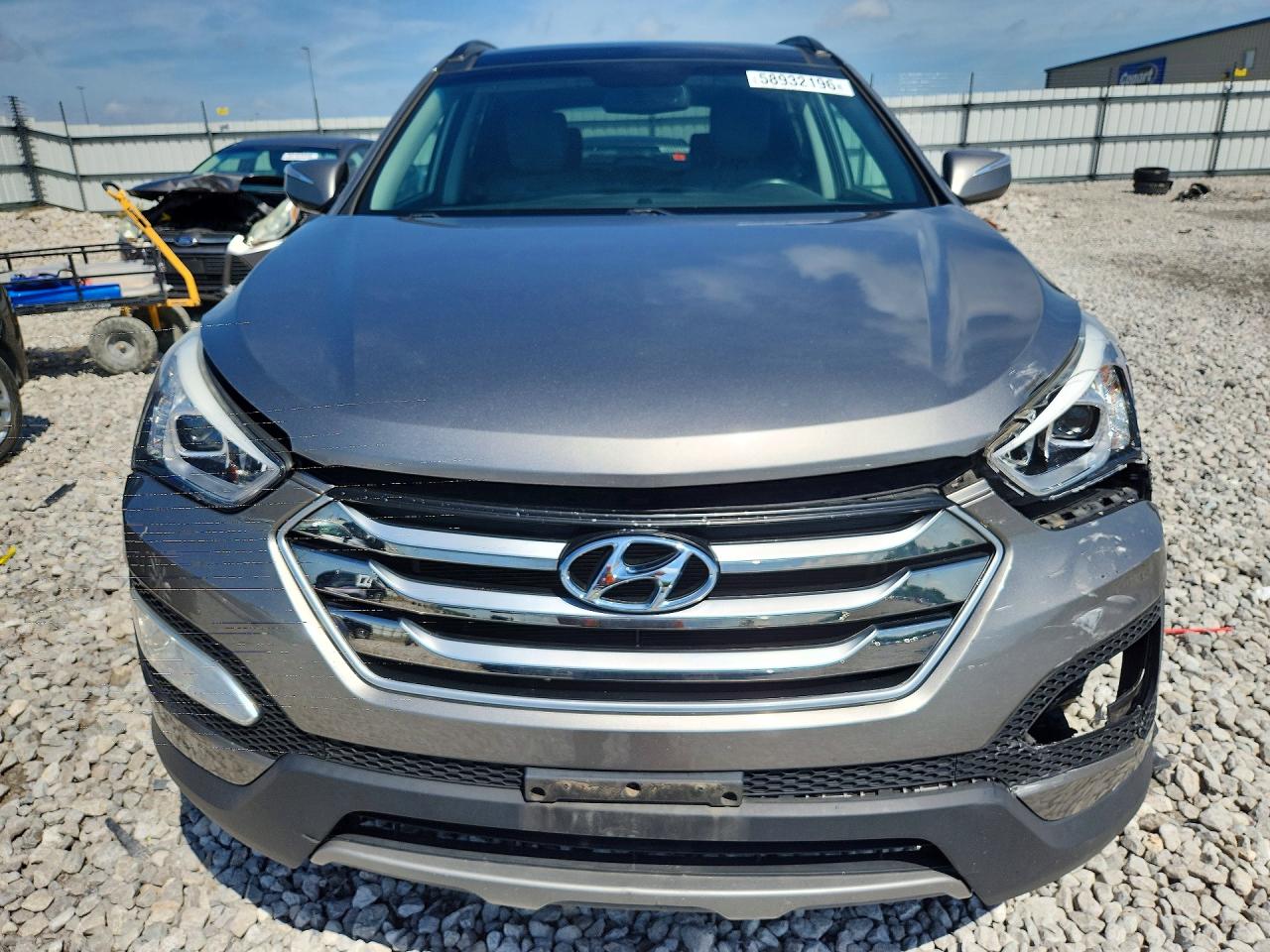2015 Hyundai Santa Fe Sport 2.4l Silver vin: 5XYZUDLB0FG247201