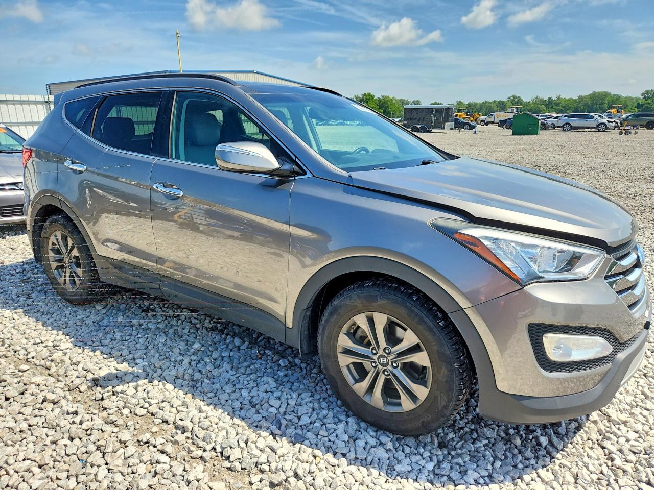 2015 Hyundai Santa Fe Sport 2.4l Silver vin: 5XYZUDLB0FG247201