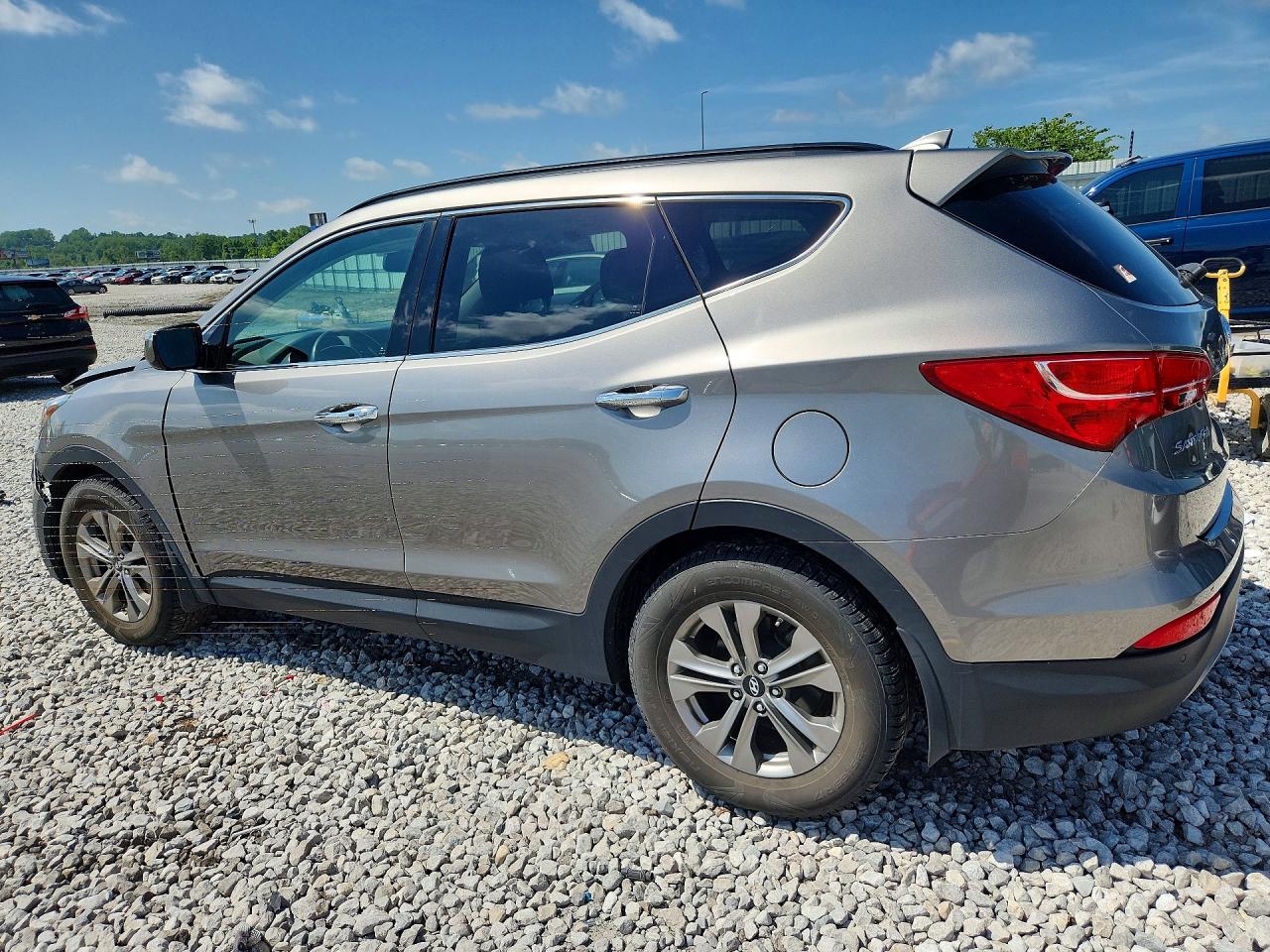 2015 Hyundai Santa Fe Sport 2.4l Silver vin: 5XYZUDLB0FG247201
