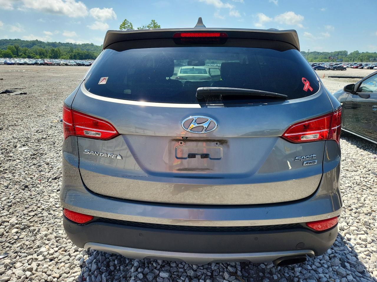 2015 Hyundai Santa Fe Sport 2.4l Silver vin: 5XYZUDLB0FG247201