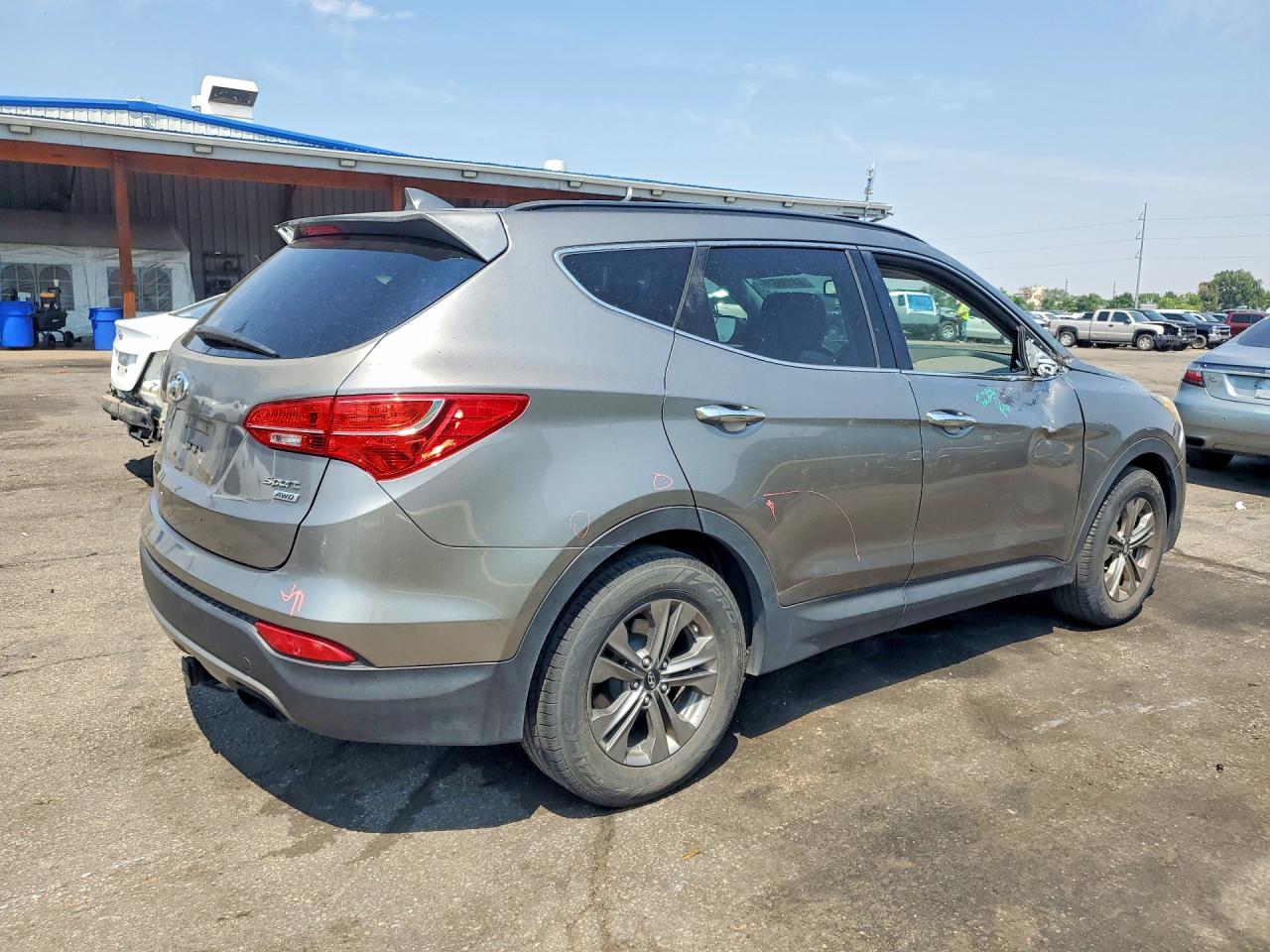 2015 Hyundai Santa Fe Sport 2.4l Gray vin: 5XYZUDLB0FG254973