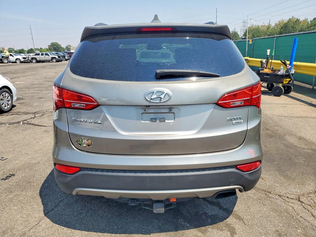 2015 Hyundai Santa Fe Sport 2.4l Gray vin: 5XYZUDLB0FG254973