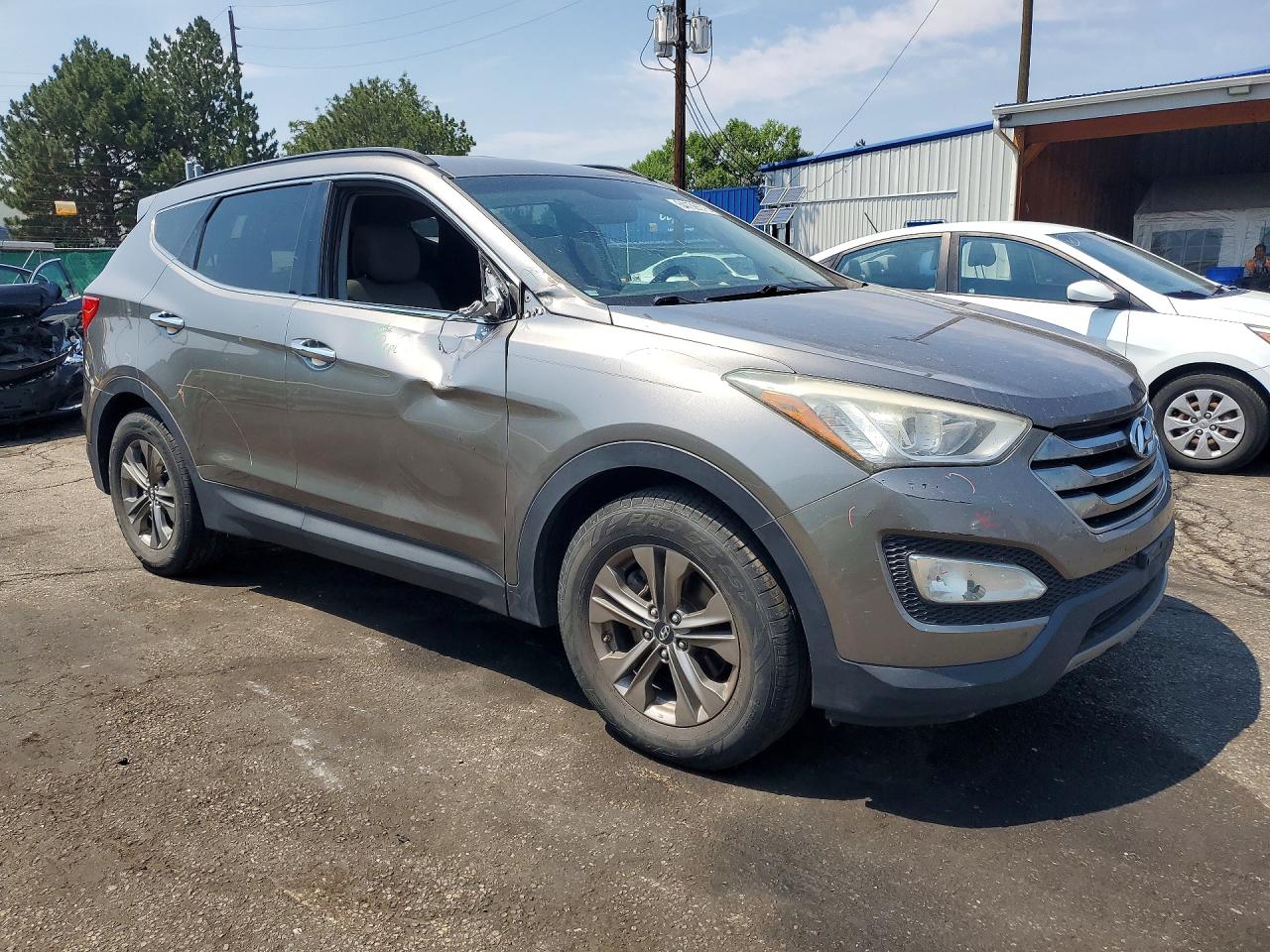 2015 Hyundai Santa Fe Sport 2.4l Gray vin: 5XYZUDLB0FG254973