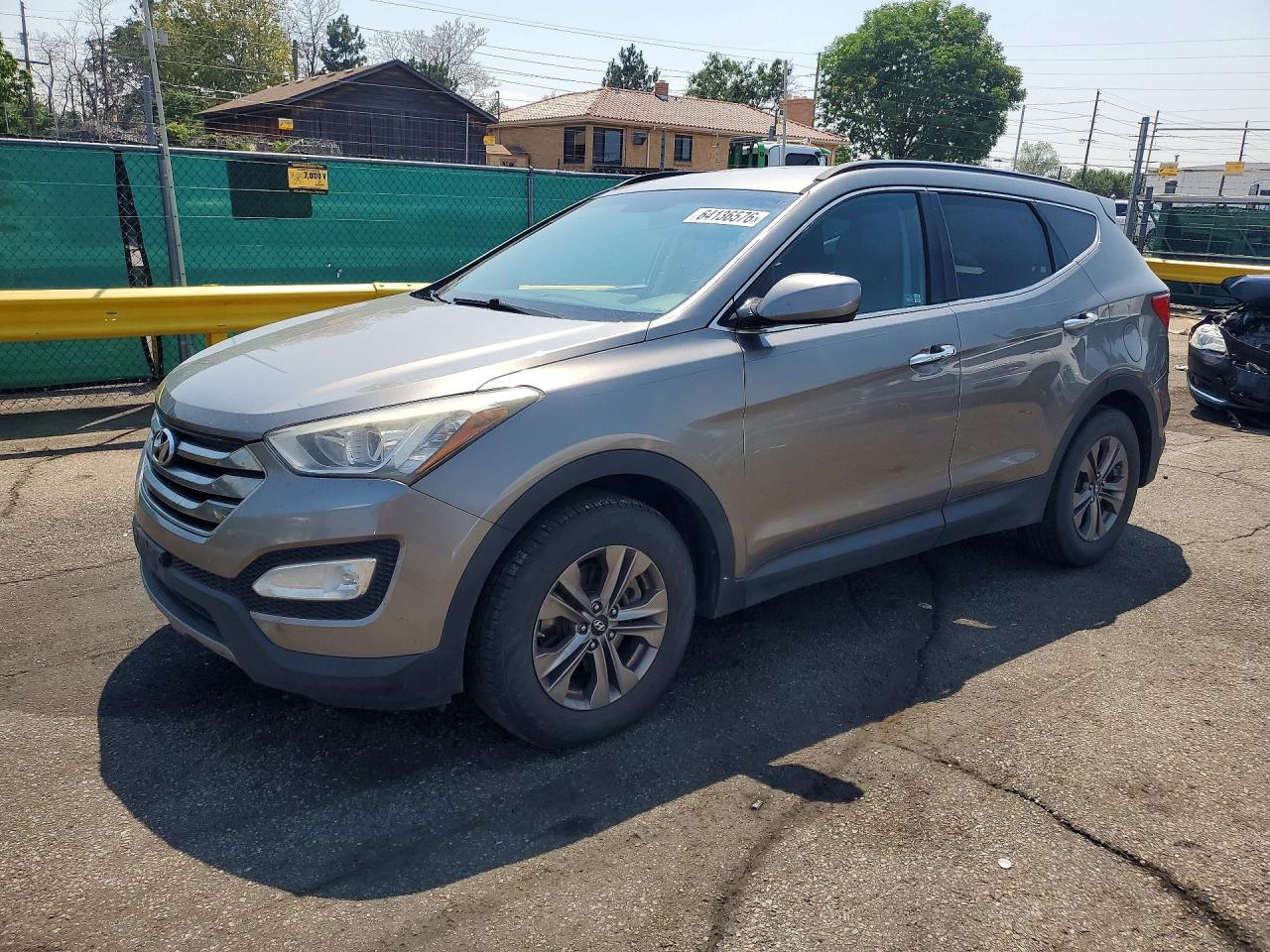 2015 Hyundai Santa Fe Sport 2.4l Gray vin: 5XYZUDLB0FG254973