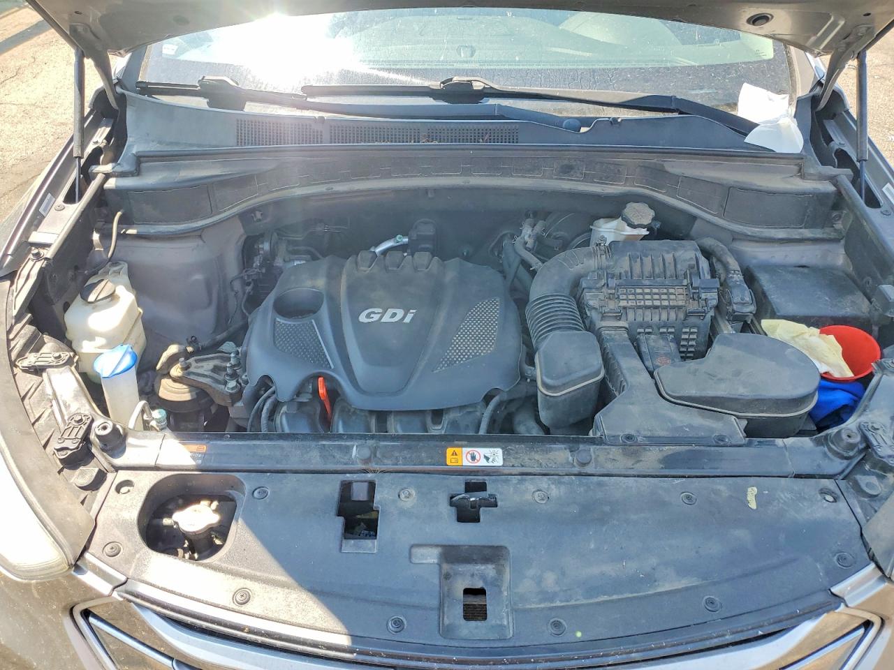 2015 Hyundai Santa Fe Sport 2.4l Gray vin: 5XYZUDLB0FG254973