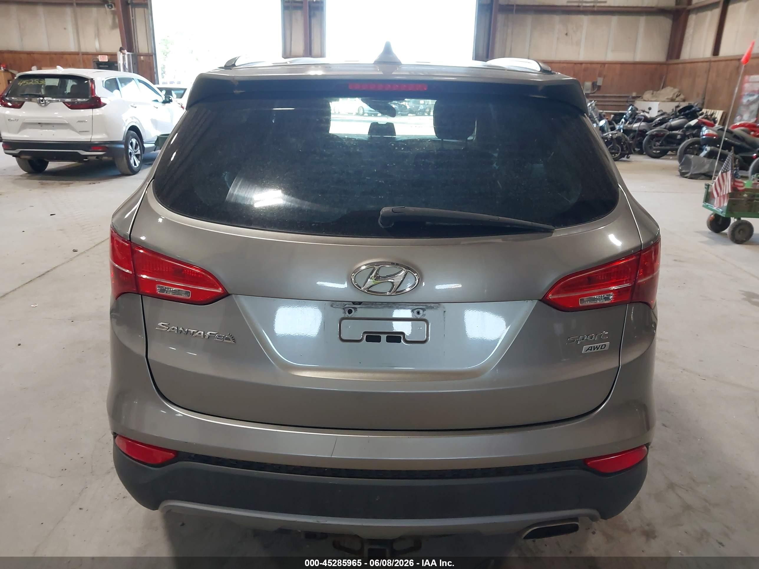 2016 Hyundai Santa Fe Sport 2.4l Gray vin: 5XYZUDLB0GG321119