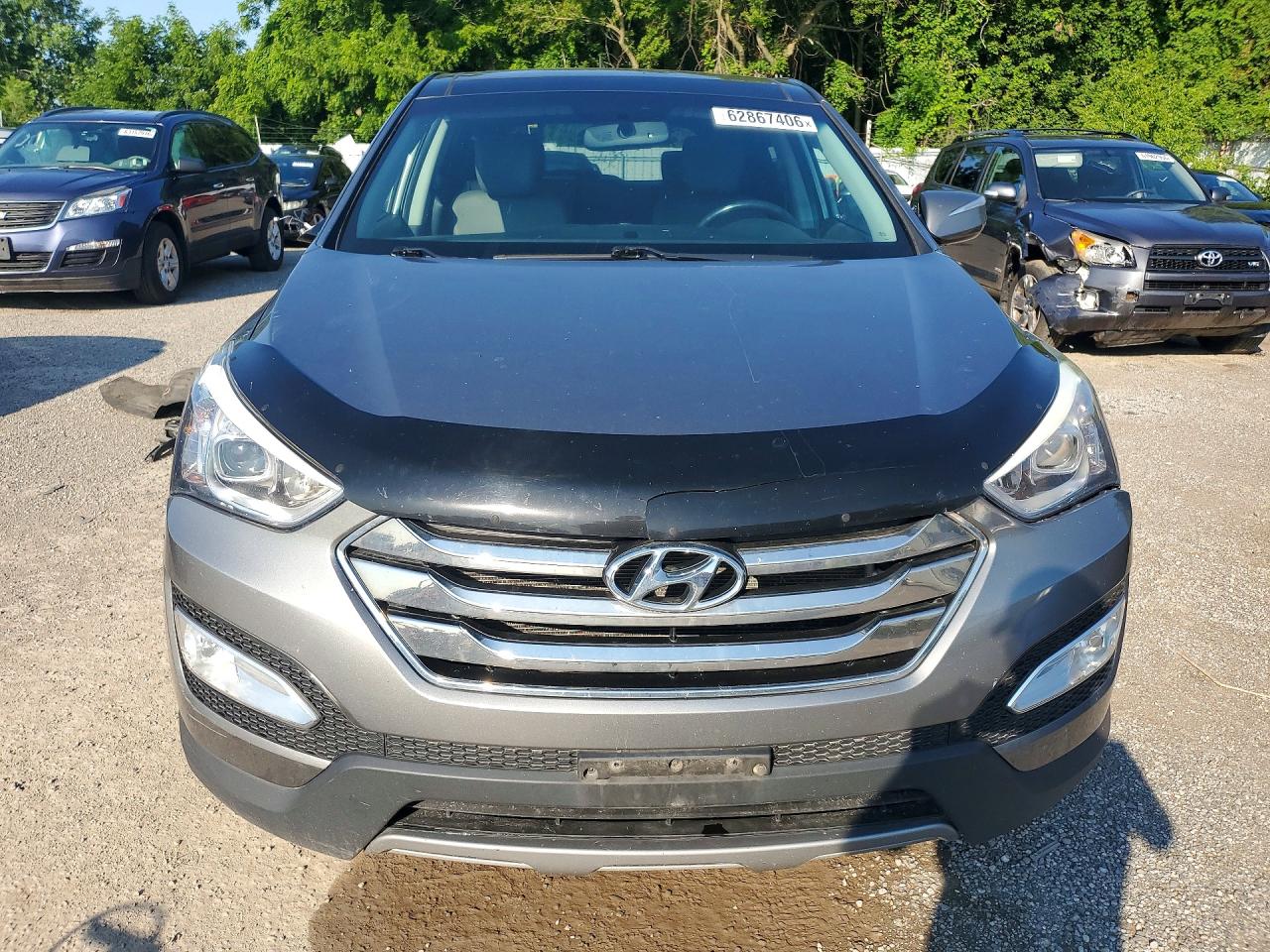 2013 Hyundai Santa Fe Sport 2.4l Gray vin: 5XYZUDLB1DG019074
