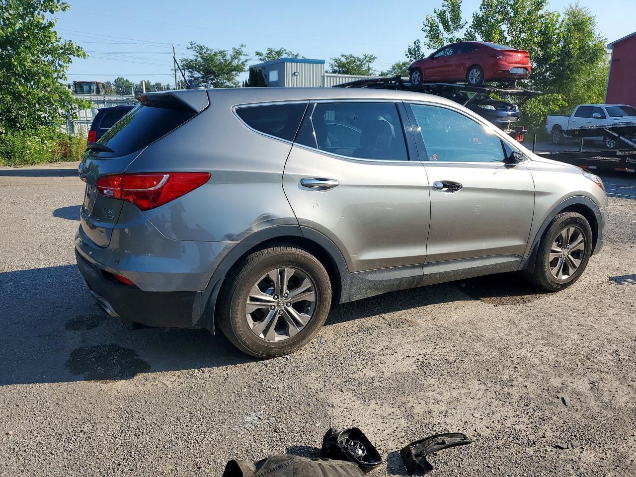 2013 Hyundai Santa Fe Sport 2.4l Gray vin: 5XYZUDLB1DG019074