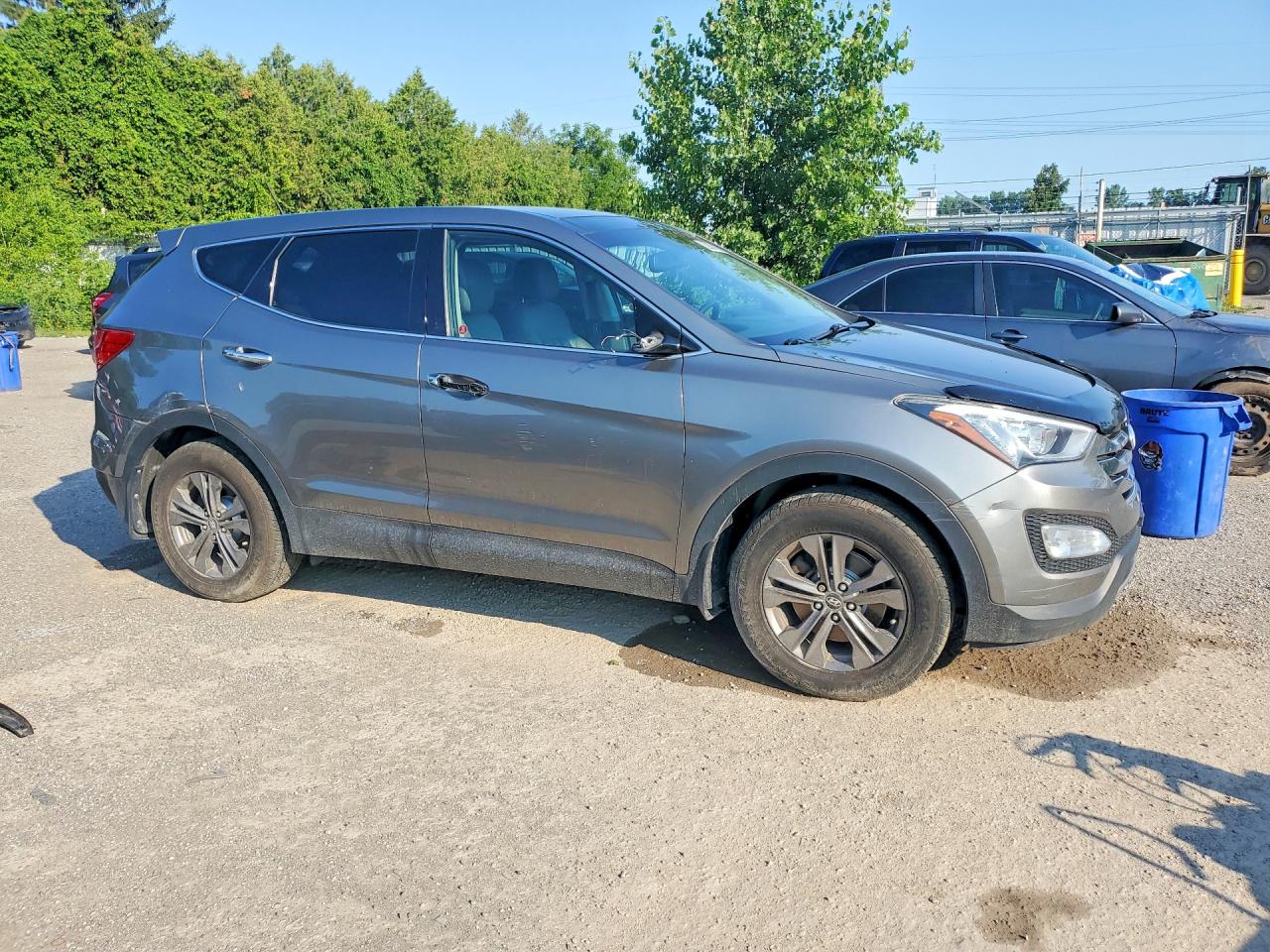 2013 Hyundai Santa Fe Sport 2.4l Gray vin: 5XYZUDLB1DG019074