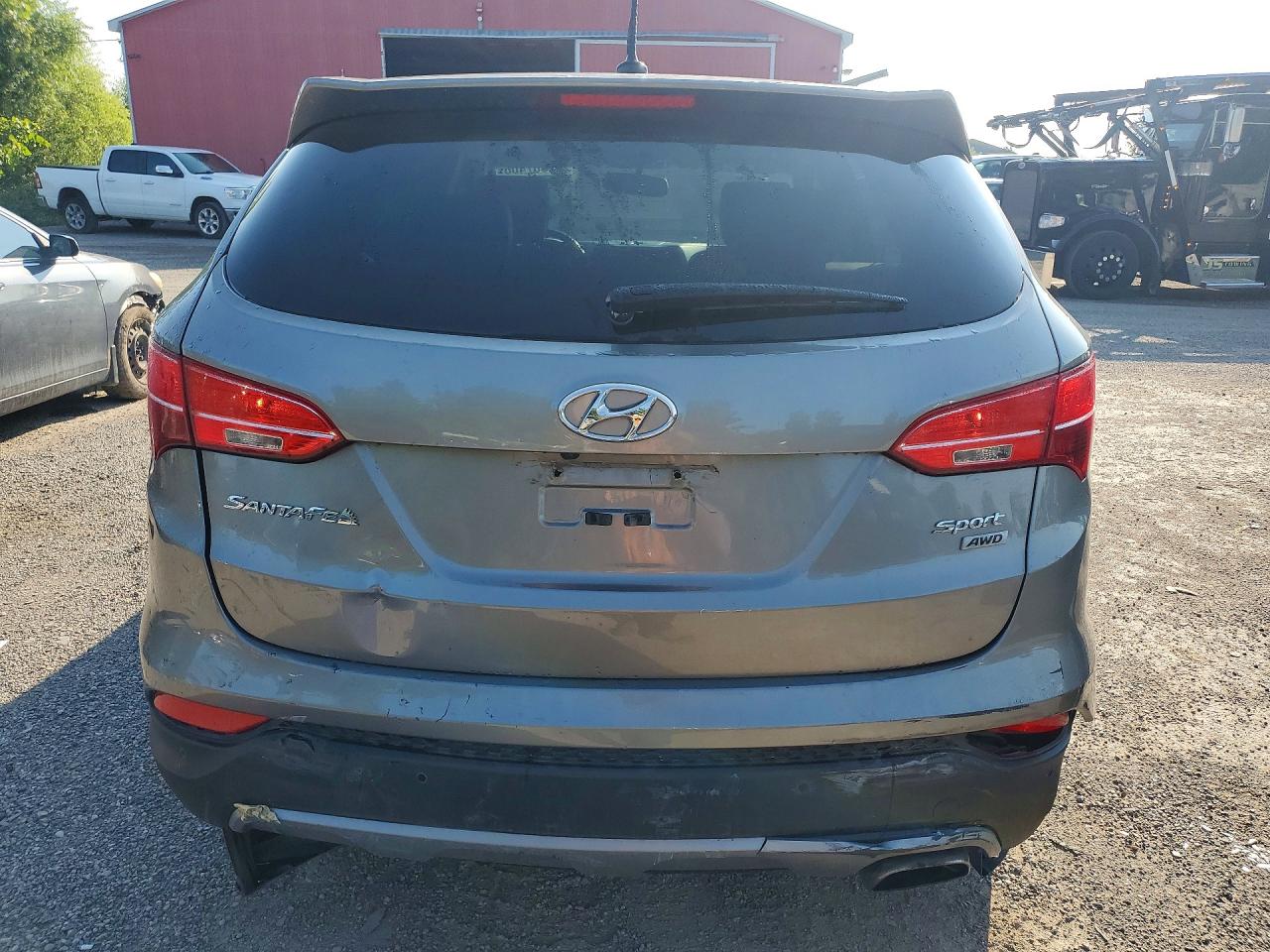 2013 Hyundai Santa Fe Sport 2.4l Gray vin: 5XYZUDLB1DG019074