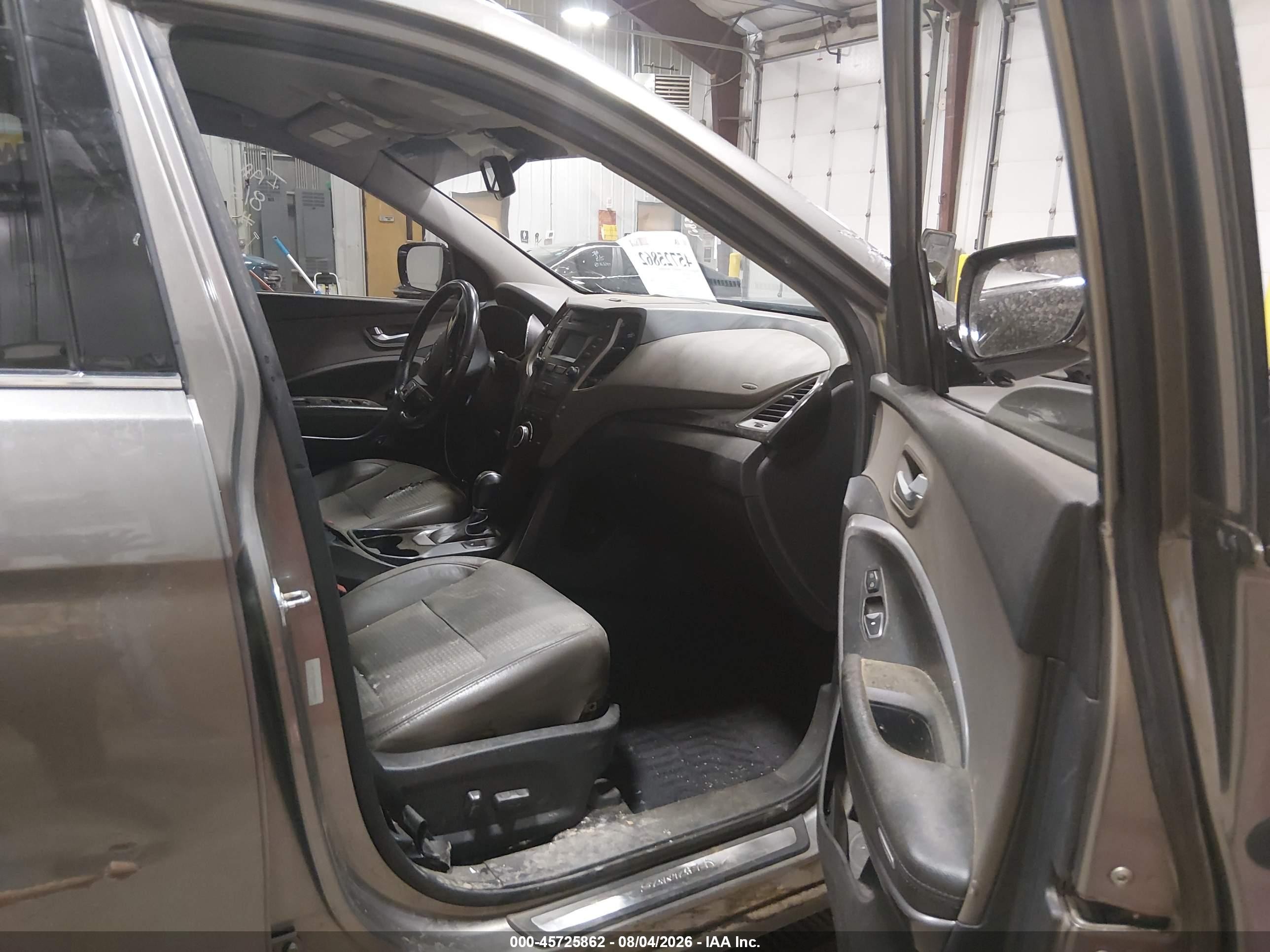 2013 Hyundai Santa Fe Sport Gray vin: 5XYZUDLB1DG024811