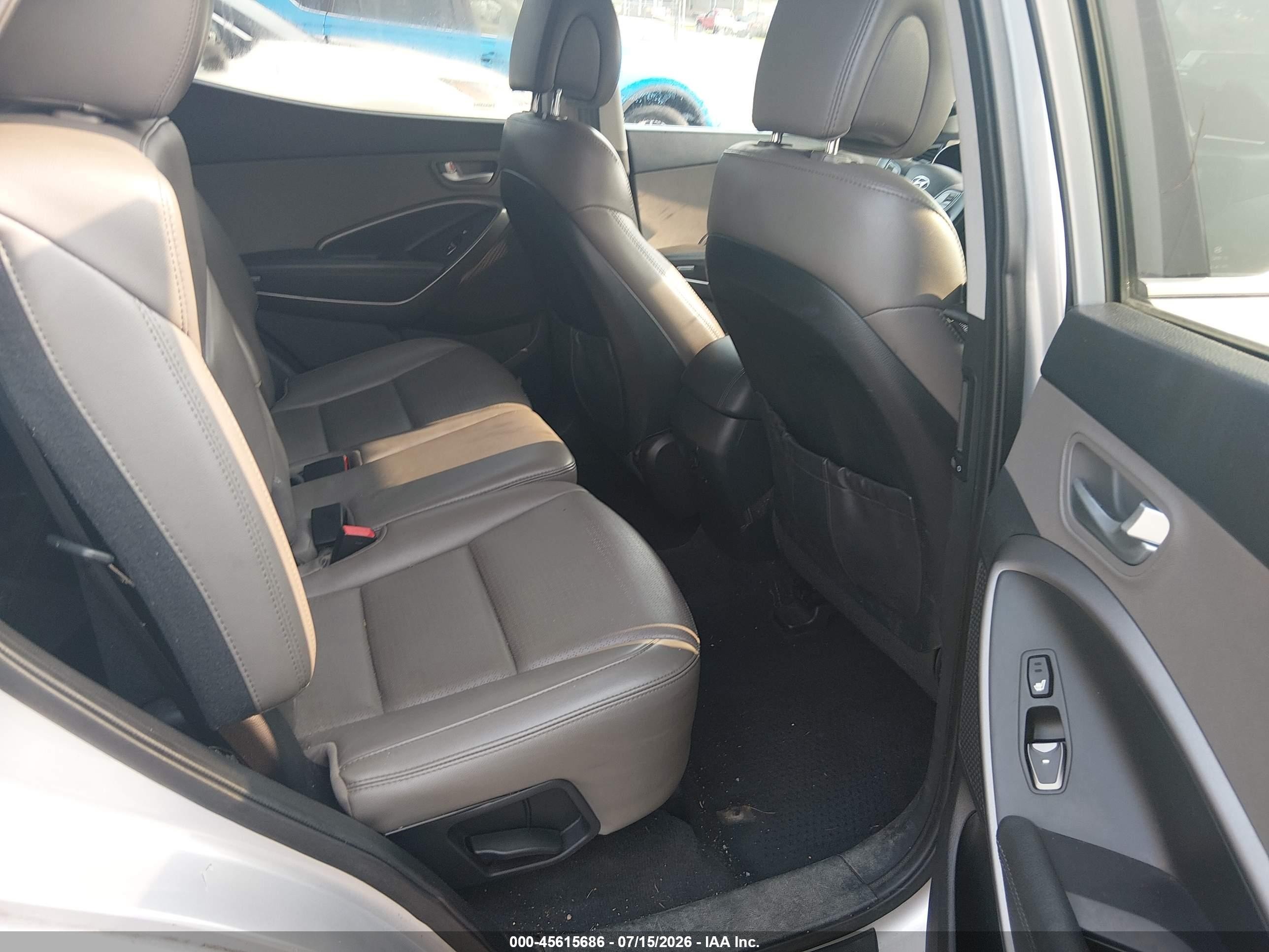 2013 Hyundai Santa Fe Sport Silver vin: 5XYZUDLB1DG077993