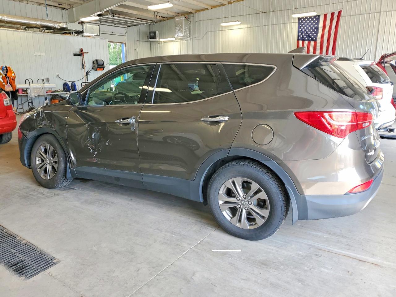 2013 Hyundai Santa Fe Sport 2.4l Gray vin: 5XYZUDLB1DG089187