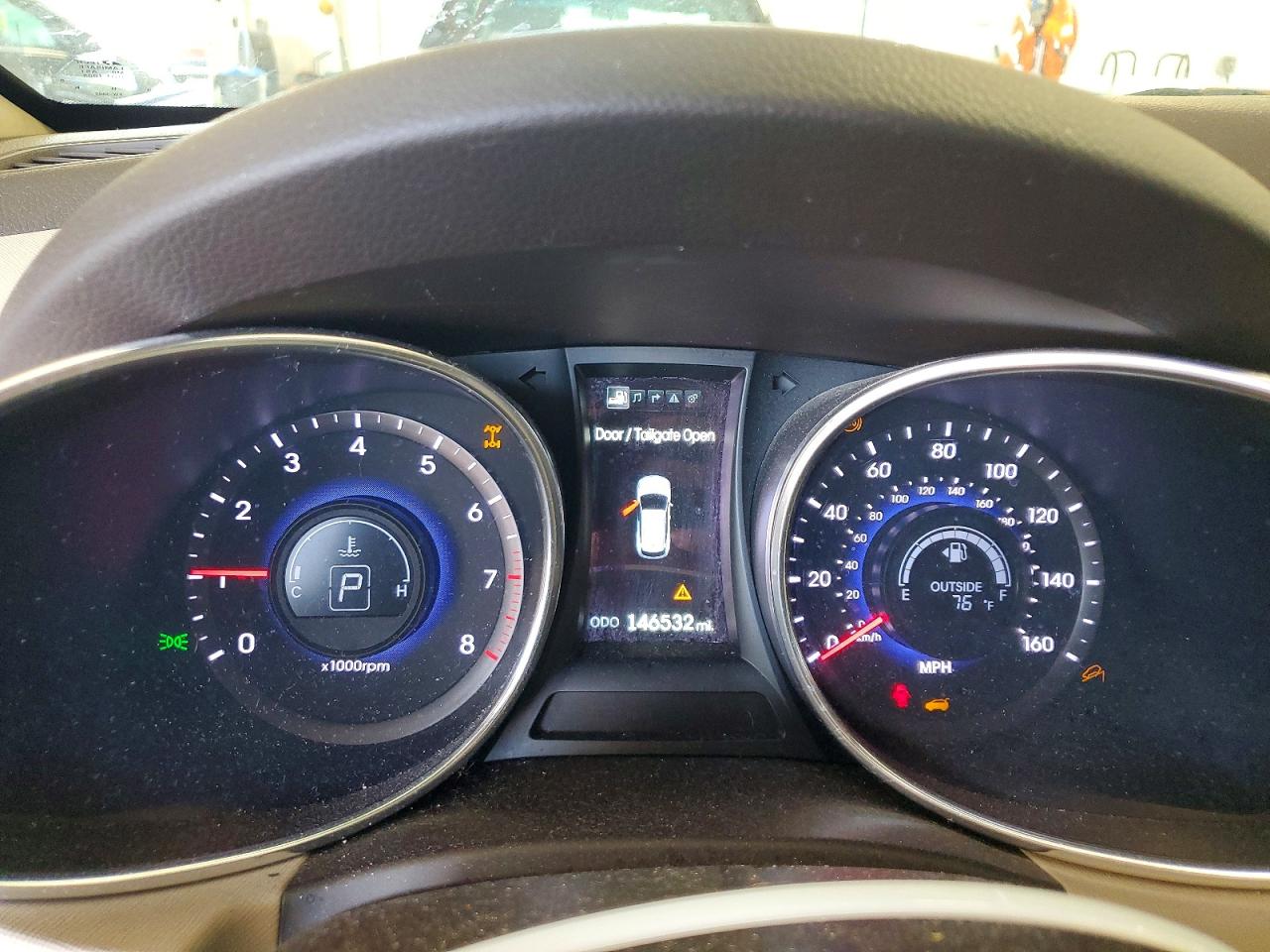 2013 Hyundai Santa Fe Sport 2.4l Gray vin: 5XYZUDLB1DG089187