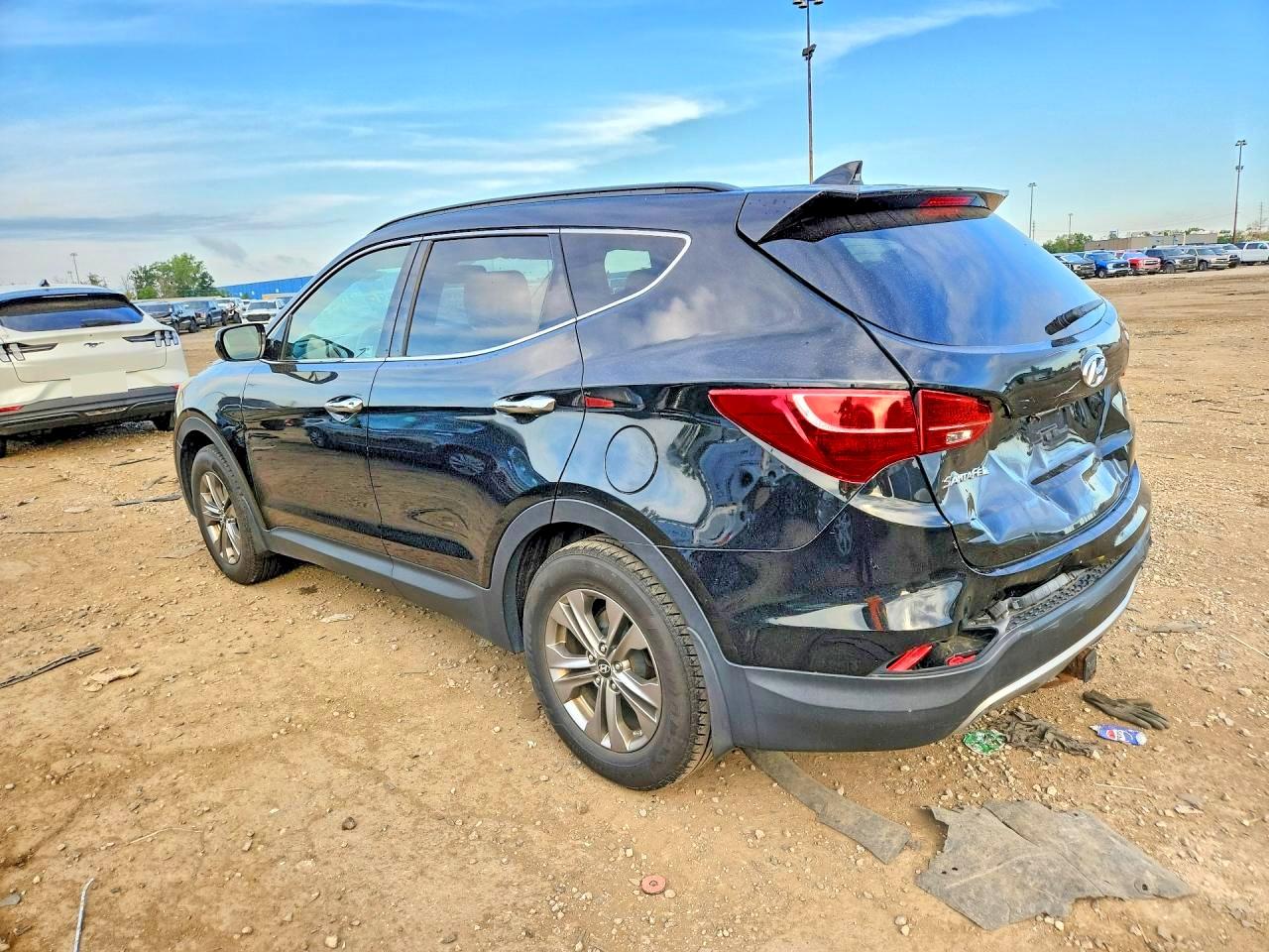 2013 Hyundai Santa Fe Sport 2.4l Black vin: 5XYZUDLB1DG098875